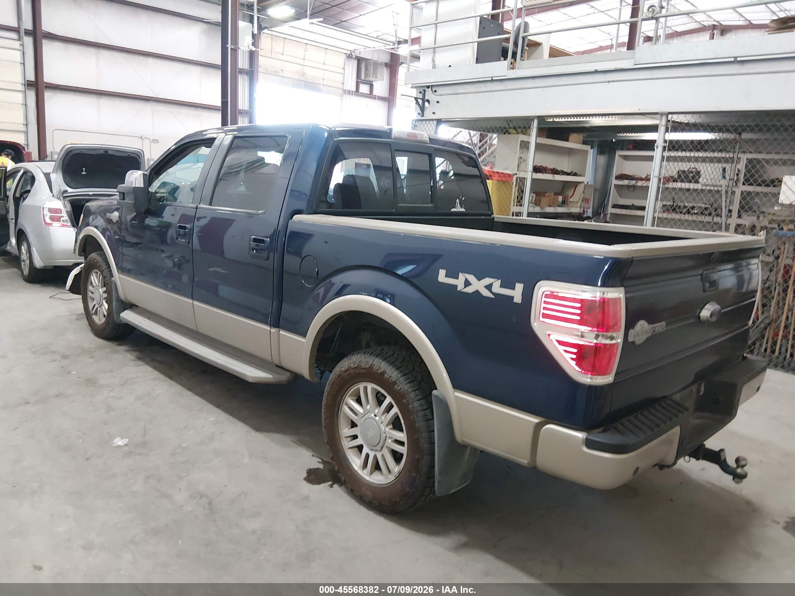 2009 Ford F-150 Fx4/king Ranch/lariat/platinum/xl/xlt Blue vin: 1FTPW14V29KB90913