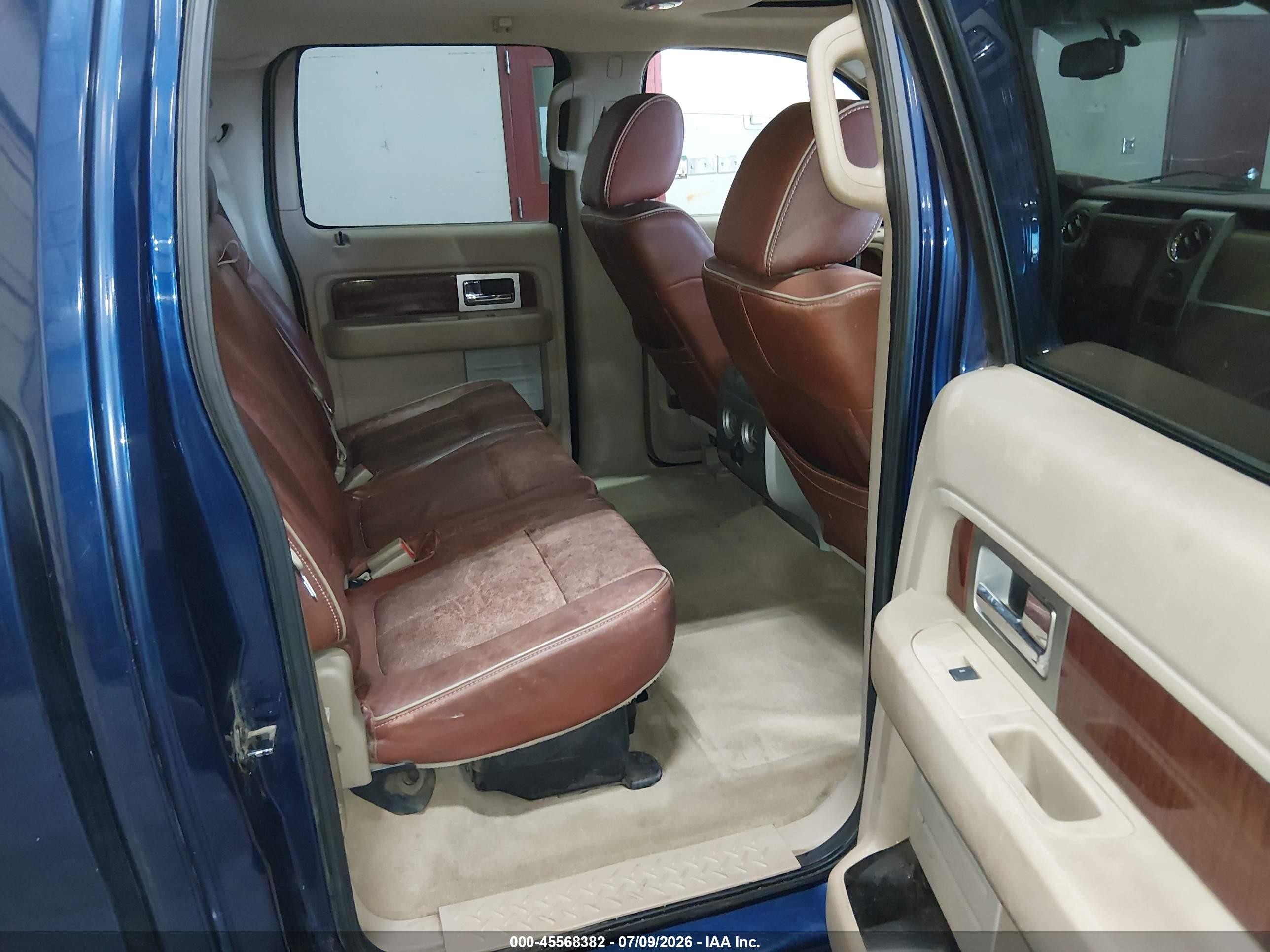 2009 Ford F-150 Fx4/king Ranch/lariat/platinum/xl/xlt Blue vin: 1FTPW14V29KB90913