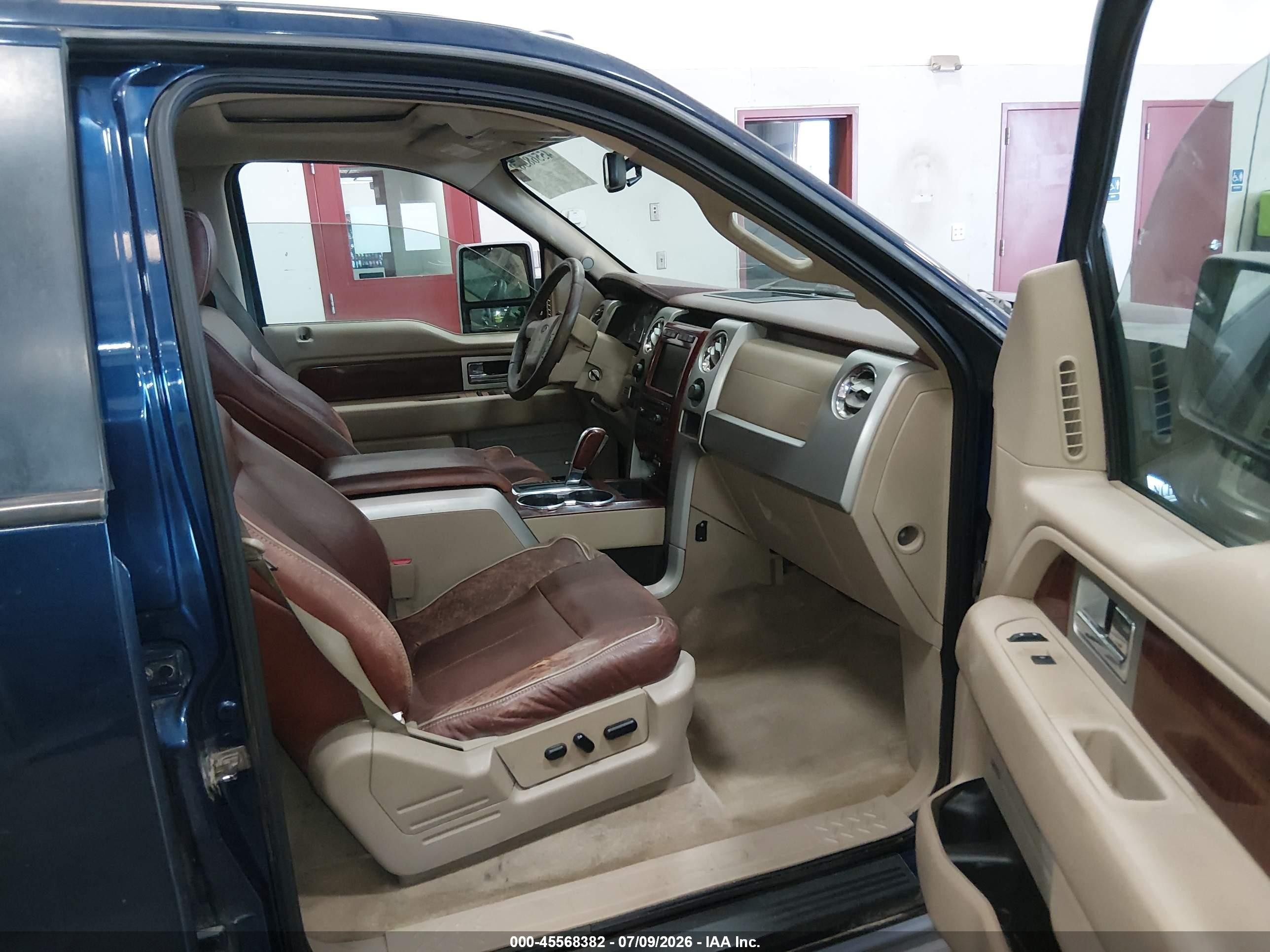 2009 Ford F-150 Fx4/king Ranch/lariat/platinum/xl/xlt Blue vin: 1FTPW14V29KB90913