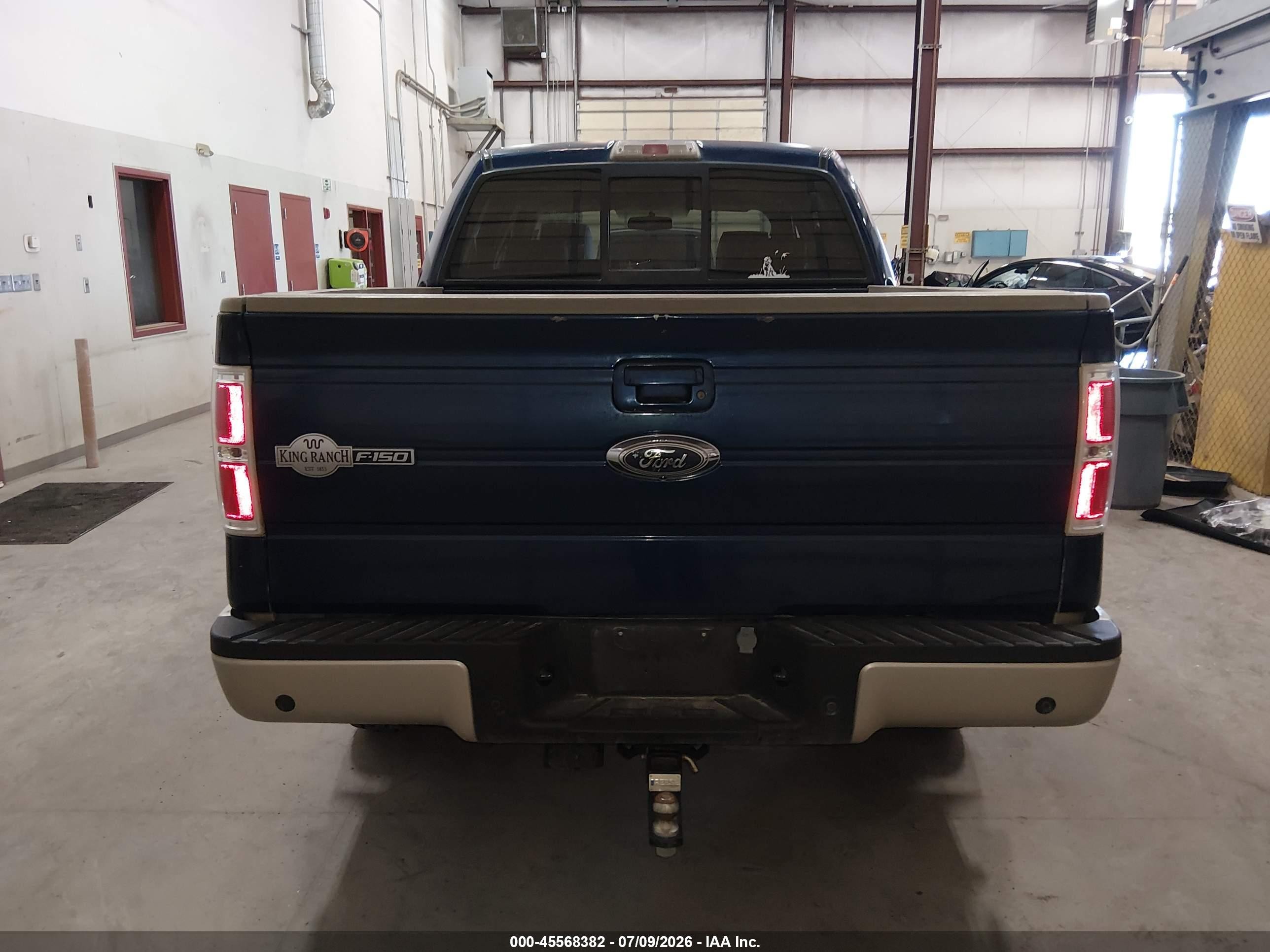 2009 Ford F-150 Fx4/king Ranch/lariat/platinum/xl/xlt Blue vin: 1FTPW14V29KB90913