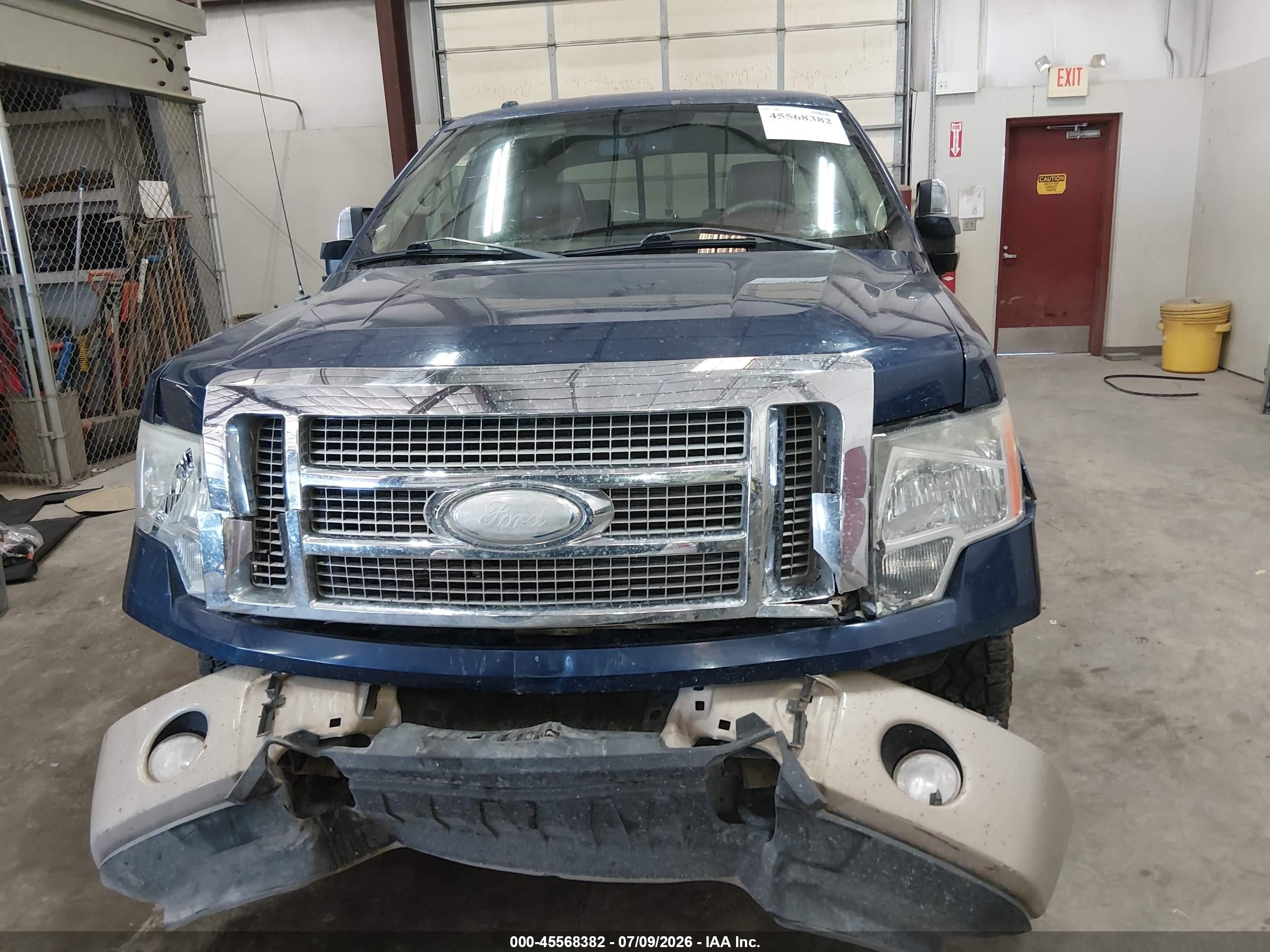2009 Ford F-150 Fx4/king Ranch/lariat/platinum/xl/xlt Blue vin: 1FTPW14V29KB90913