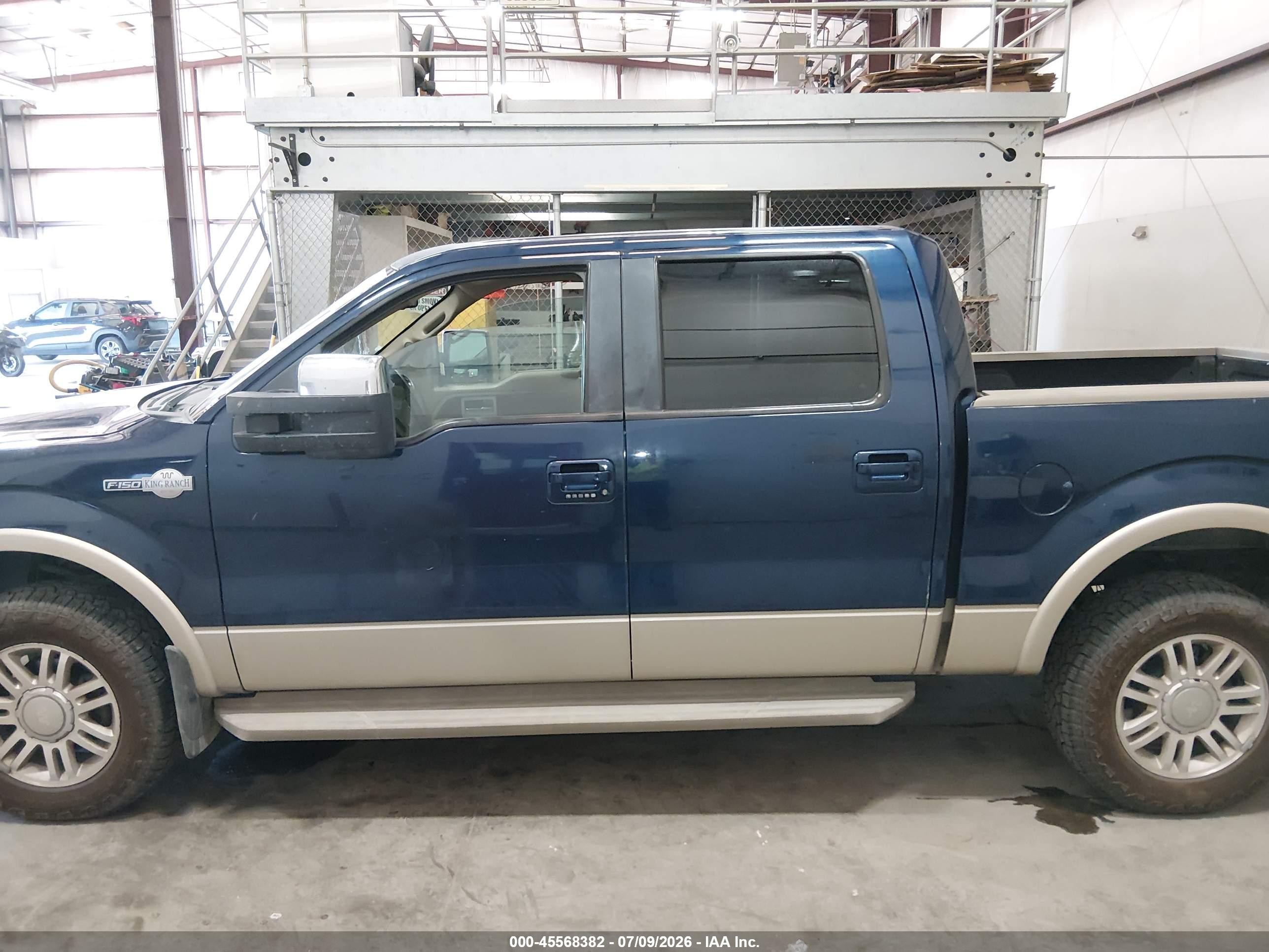 2009 Ford F-150 Fx4/king Ranch/lariat/platinum/xl/xlt Blue vin: 1FTPW14V29KB90913