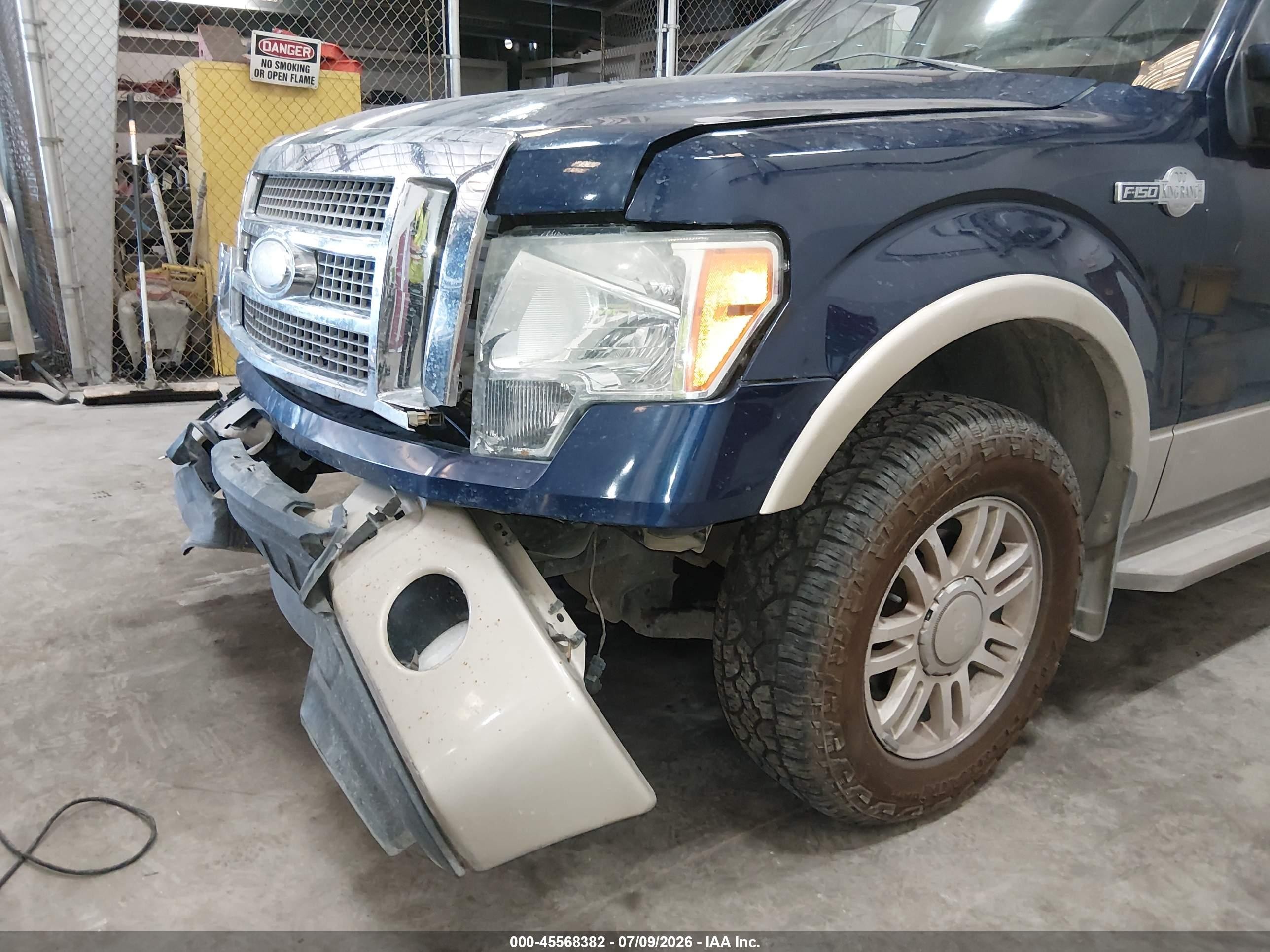 2009 Ford F-150 Fx4/king Ranch/lariat/platinum/xl/xlt Blue vin: 1FTPW14V29KB90913