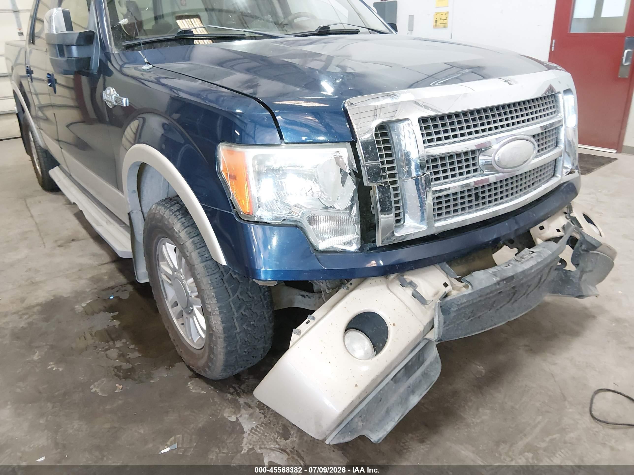 2009 Ford F-150 Fx4/king Ranch/lariat/platinum/xl/xlt Blue vin: 1FTPW14V29KB90913