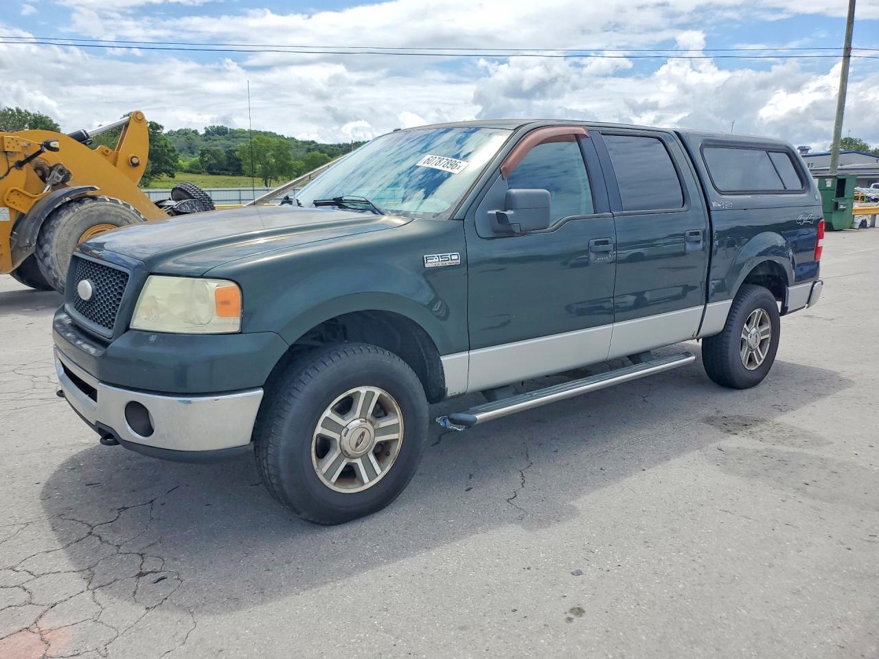 2006 Ford F150 Supercrew Green vin: 1FTPW14V36FB35102