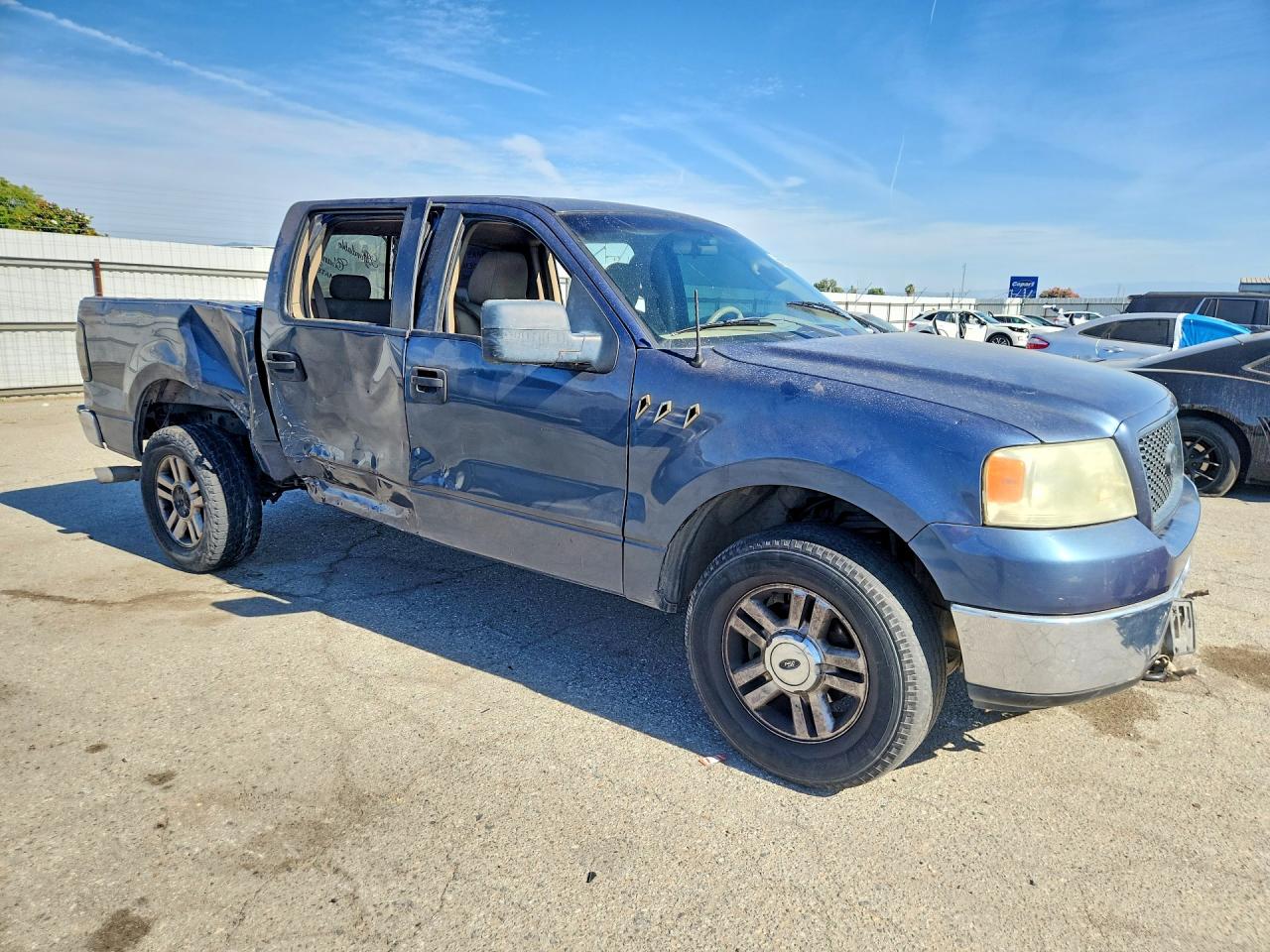 2006 Ford F150 Supercrew Blue vin: 1FTPW14V36KC38690