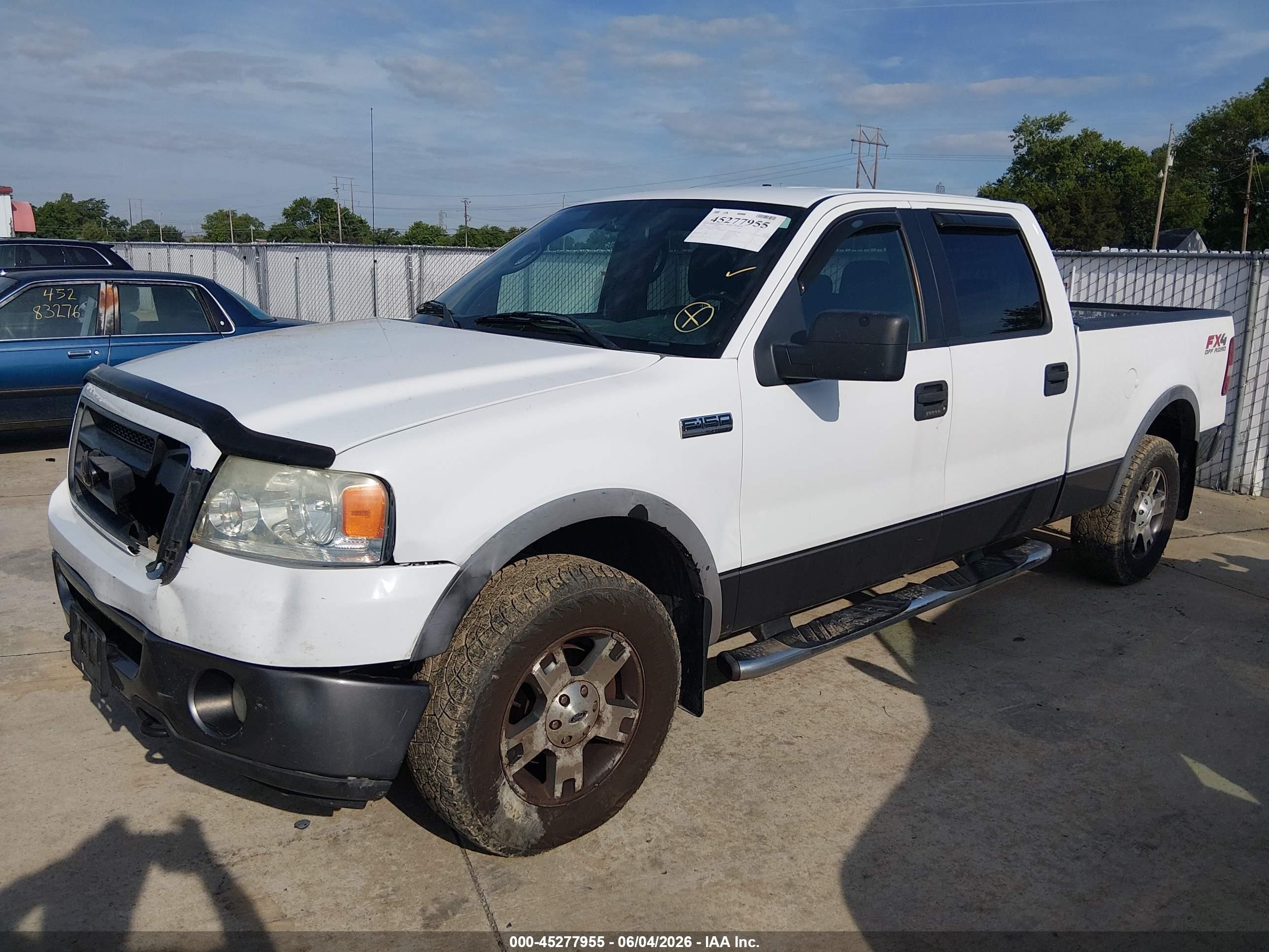 2006 Ford F-150 Fx4/lariat/xlt White vin: 1FTPW14V36KD75726