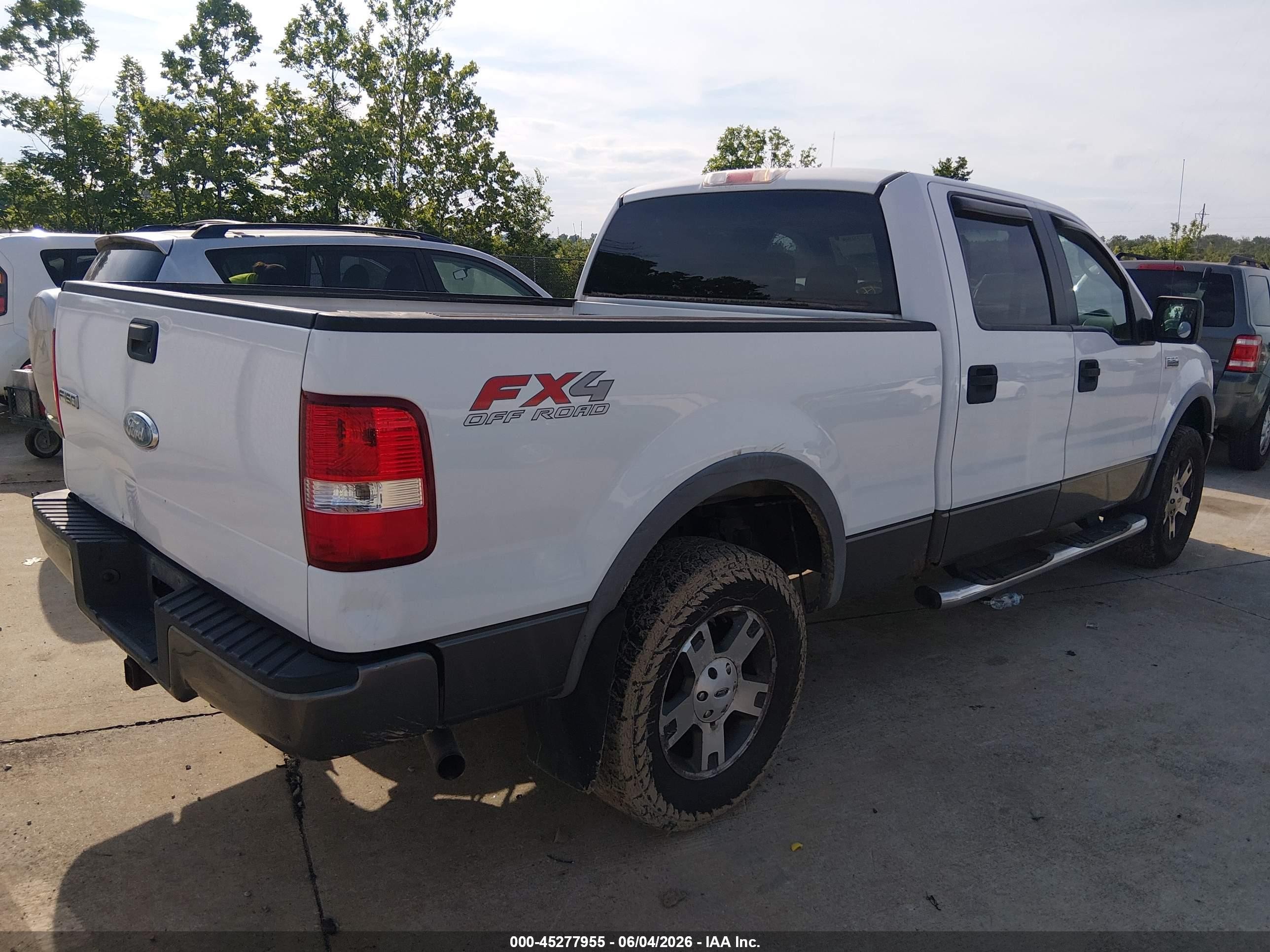 2006 Ford F-150 Fx4/lariat/xlt White vin: 1FTPW14V36KD75726