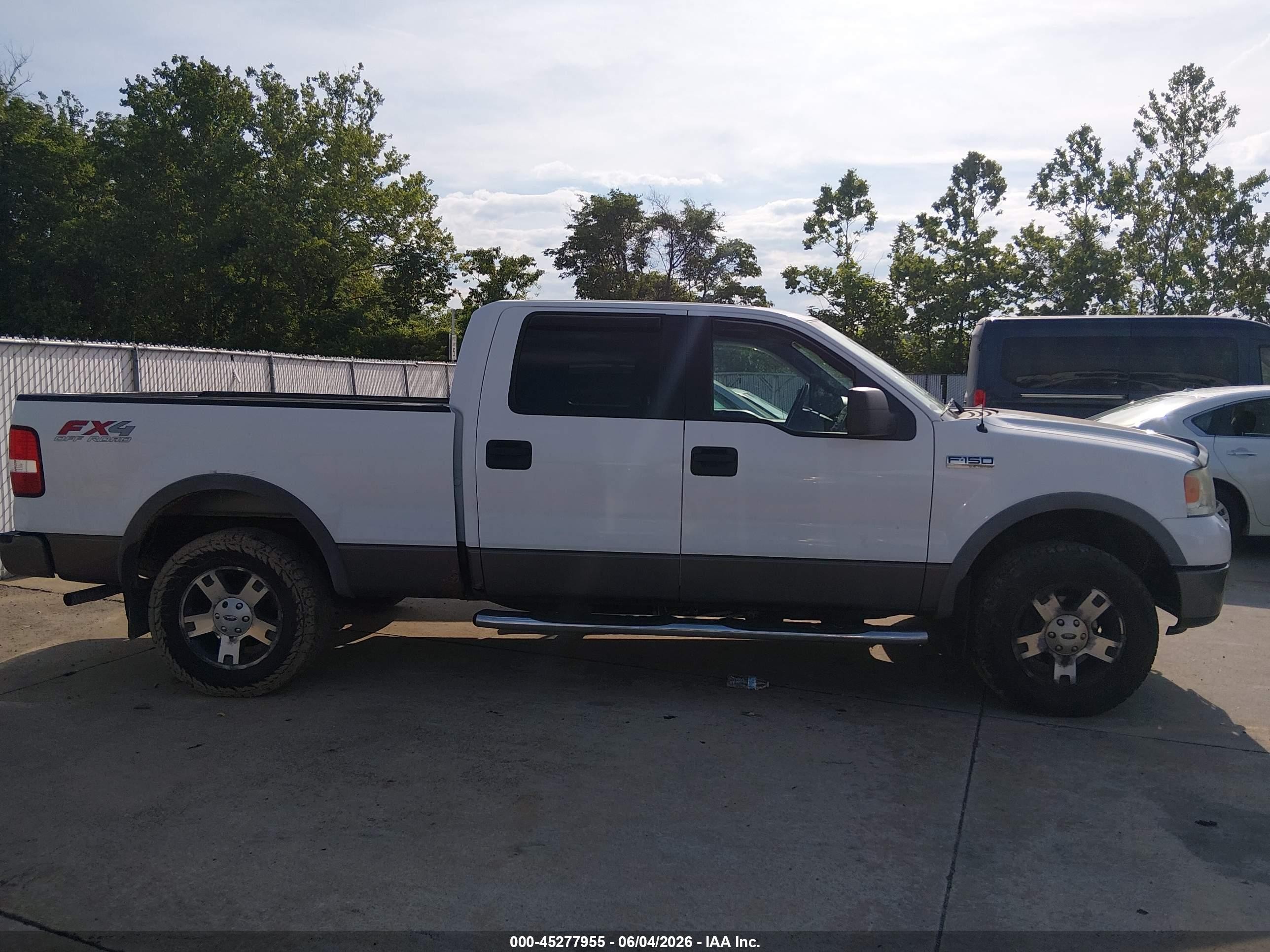 2006 Ford F-150 Fx4/lariat/xlt White vin: 1FTPW14V36KD75726