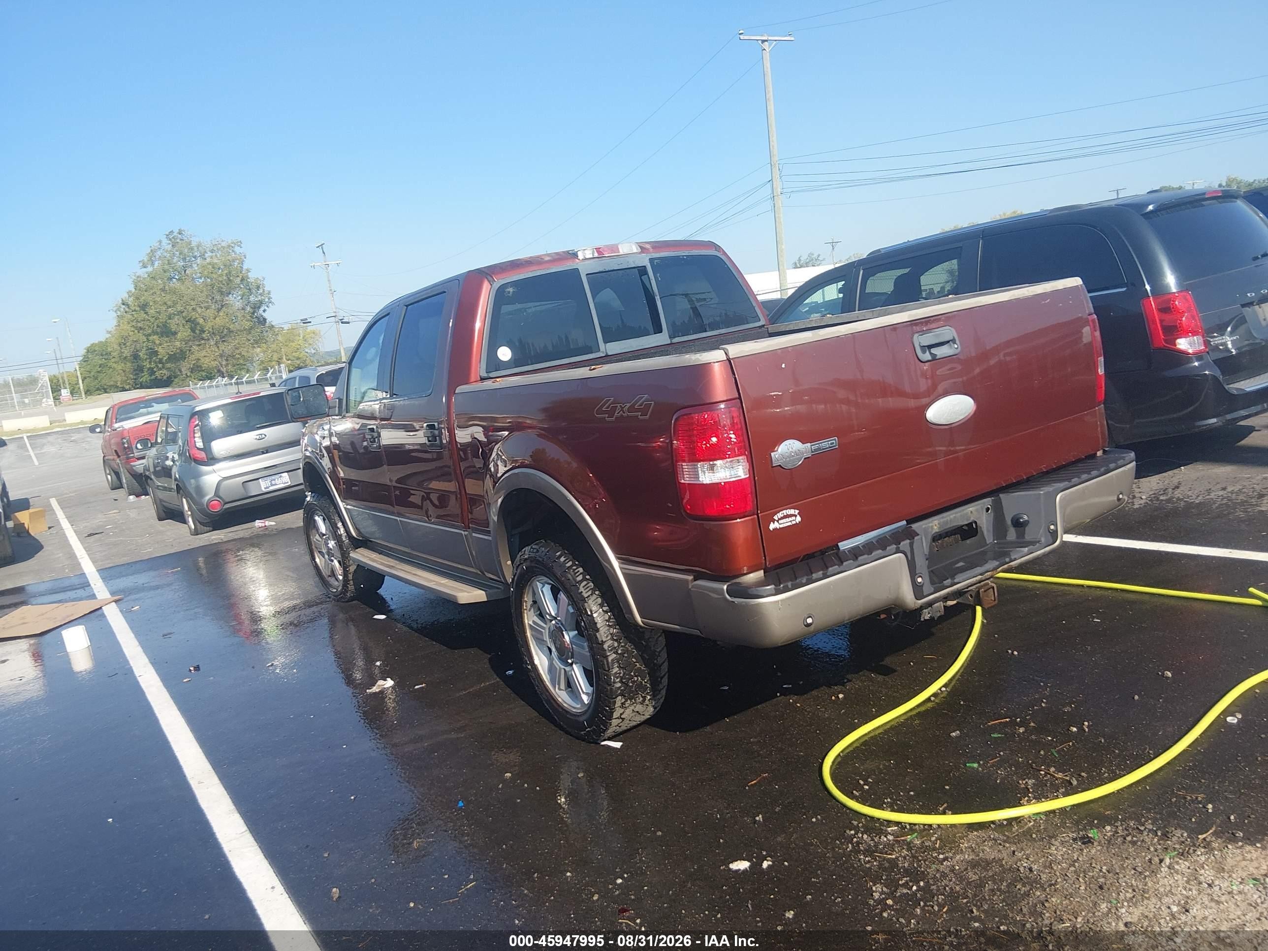 2006 Ford F-150 Fx4/lariat/xlt Red vin: 1FTPW14V36KD92963