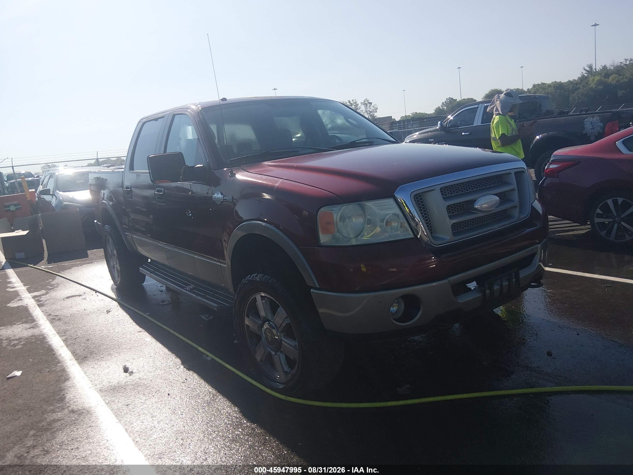 2006 Ford F-150 Fx4/lariat/xlt Red vin: 1FTPW14V36KD92963