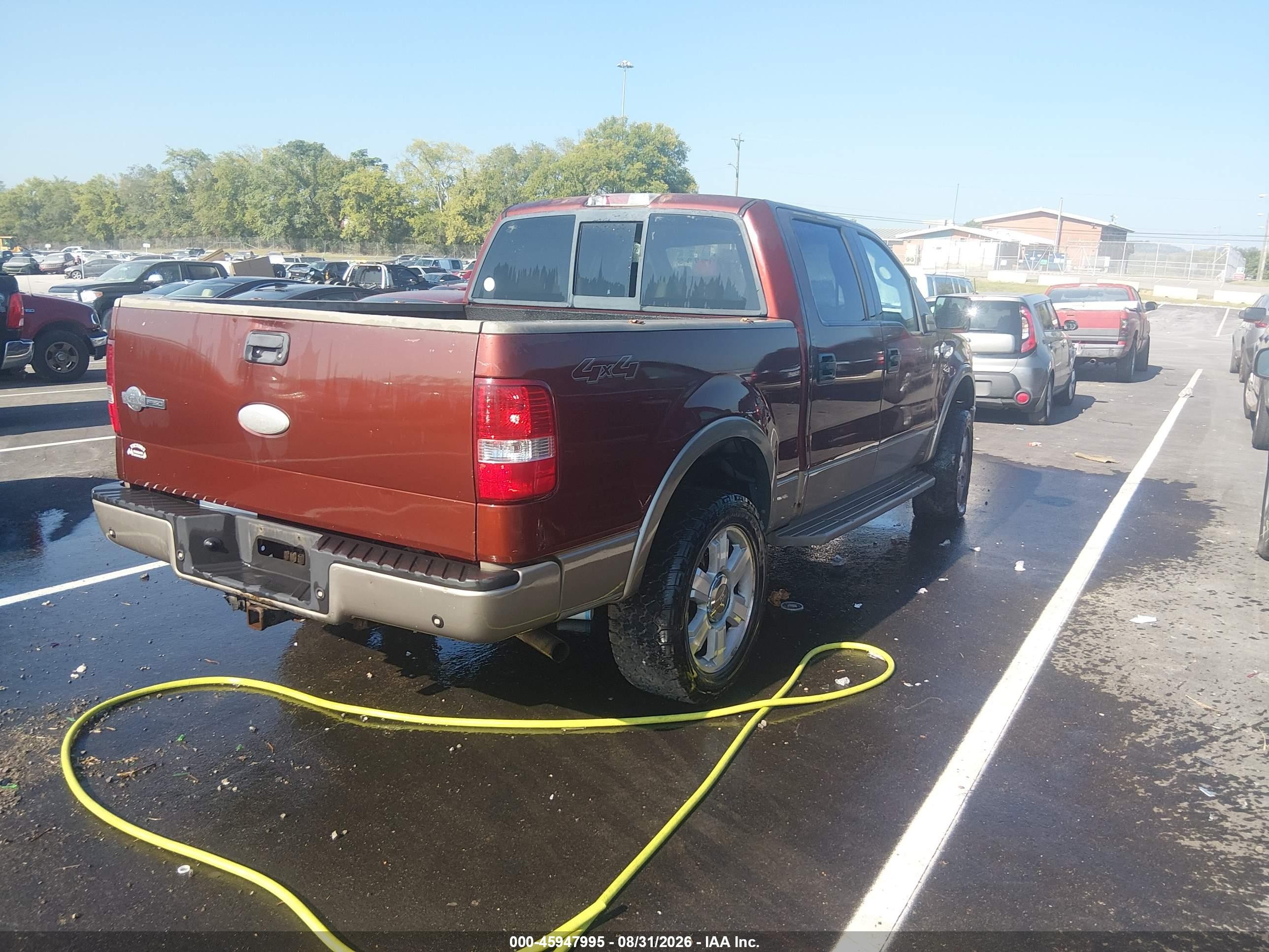 2006 Ford F-150 Fx4/lariat/xlt Red vin: 1FTPW14V36KD92963