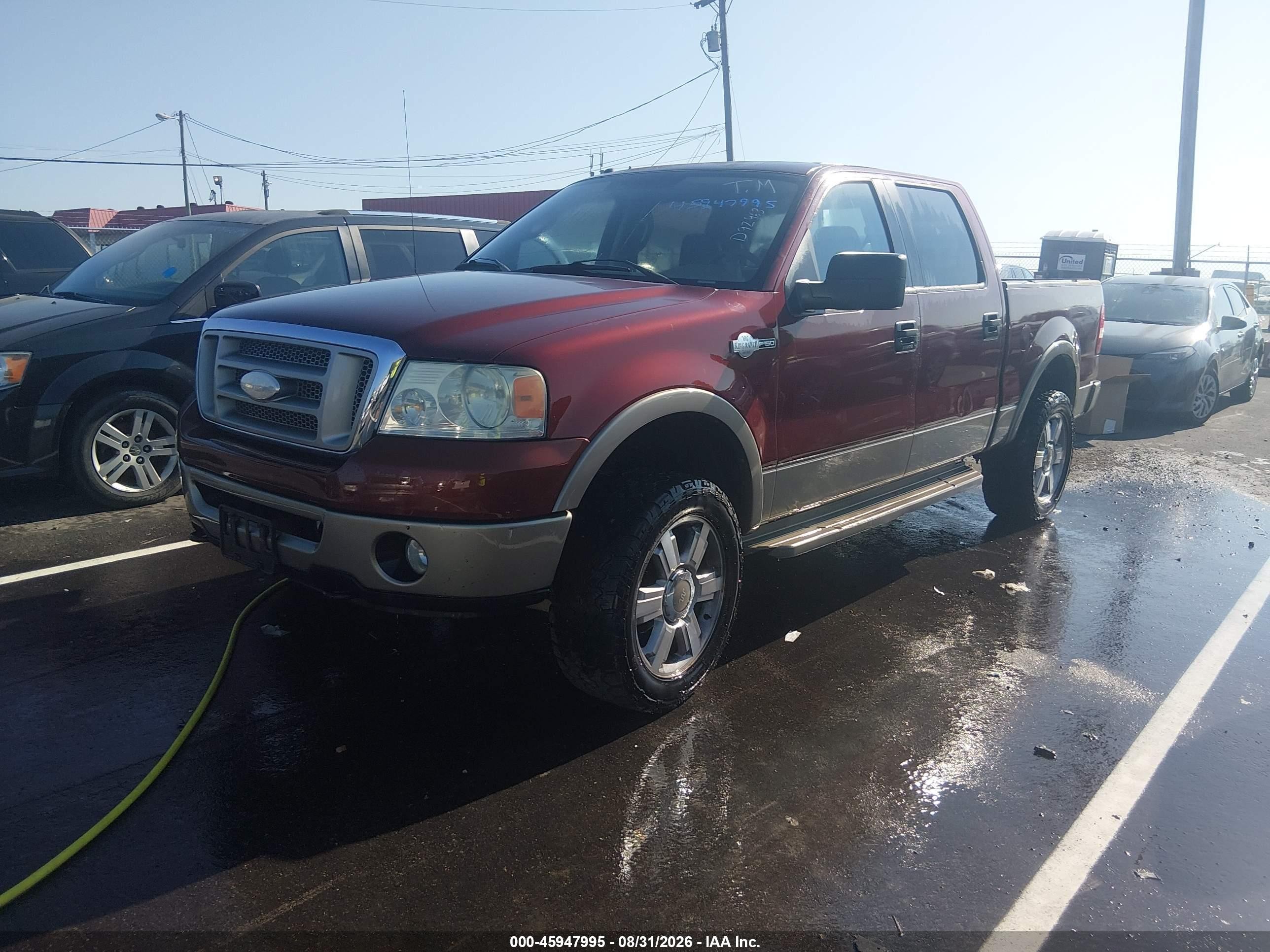 2006 Ford F-150 Fx4/lariat/xlt Red vin: 1FTPW14V36KD92963