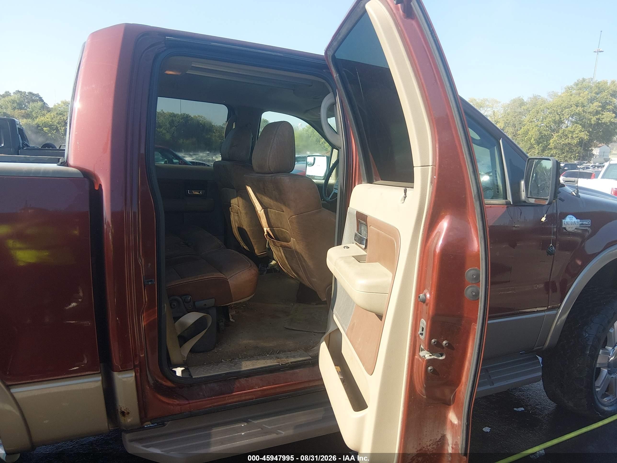 2006 Ford F-150 Fx4/lariat/xlt Red vin: 1FTPW14V36KD92963