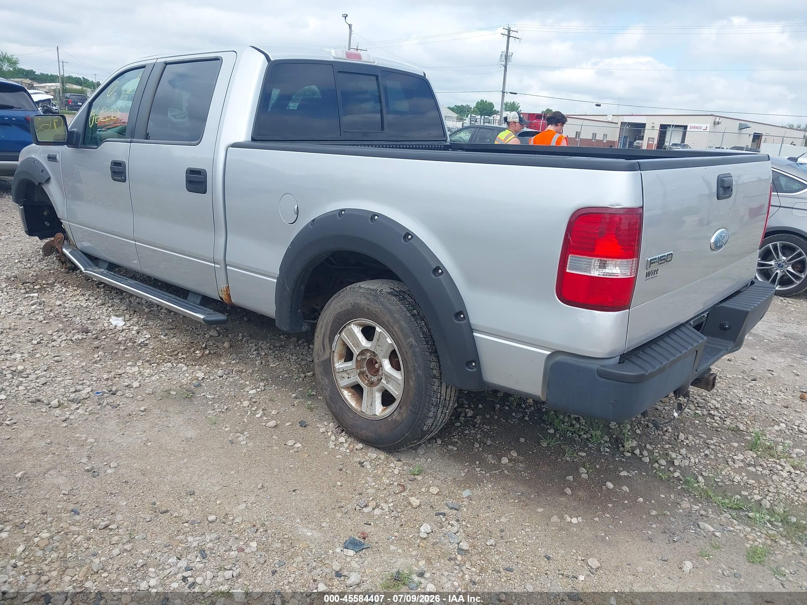 2007 Ford F-150 Fx4/lariat/xlt Silver vin: 1FTPW14V37FA06200