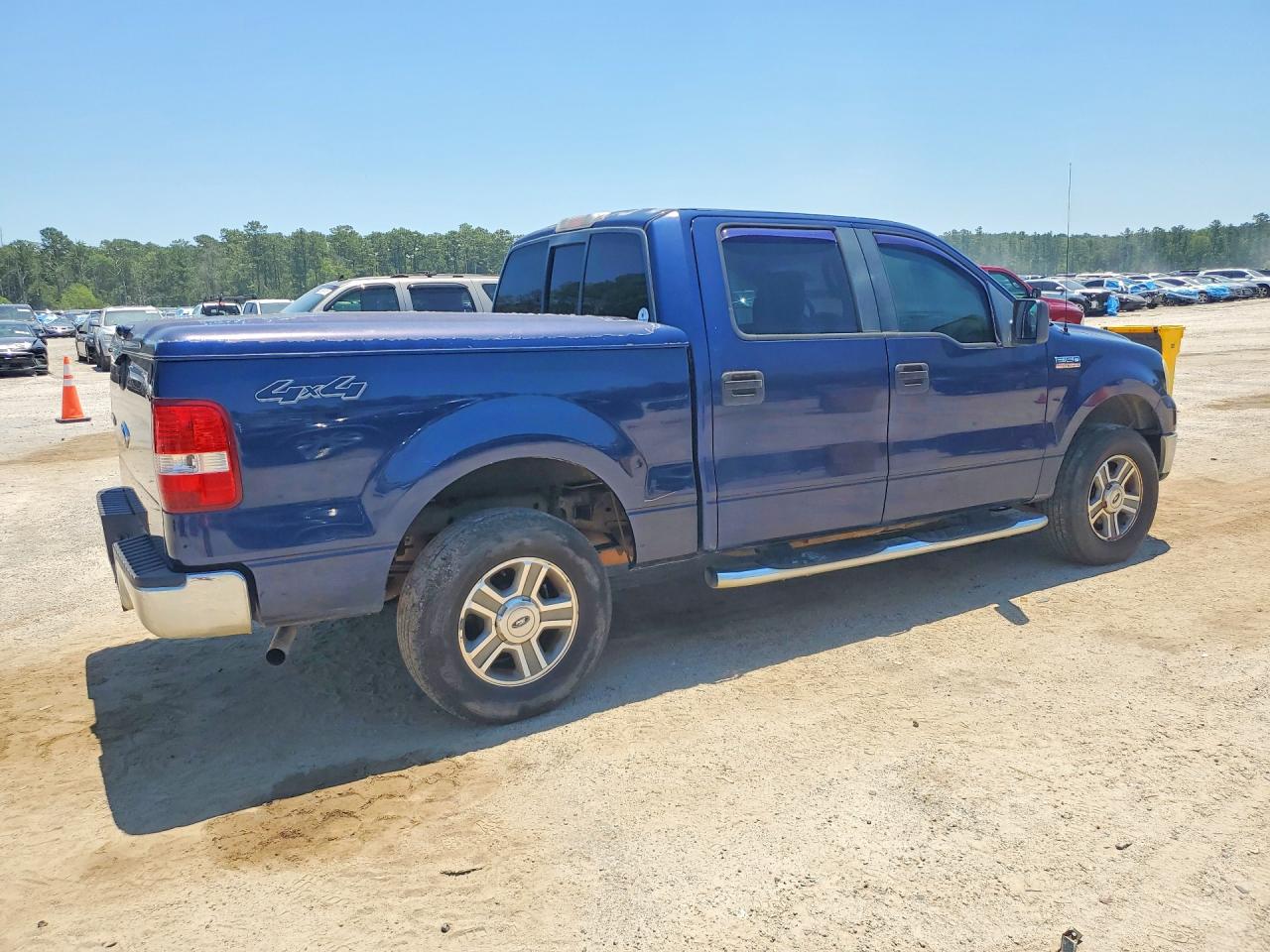 2007 Ford F150 Supercrew Blue vin: 1FTPW14V37FA12949