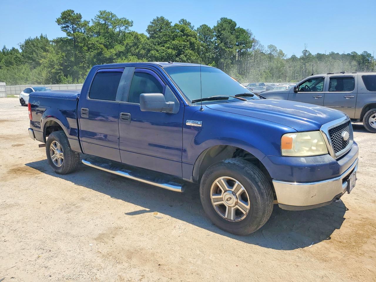 2007 Ford F150 Supercrew Blue vin: 1FTPW14V37FA12949