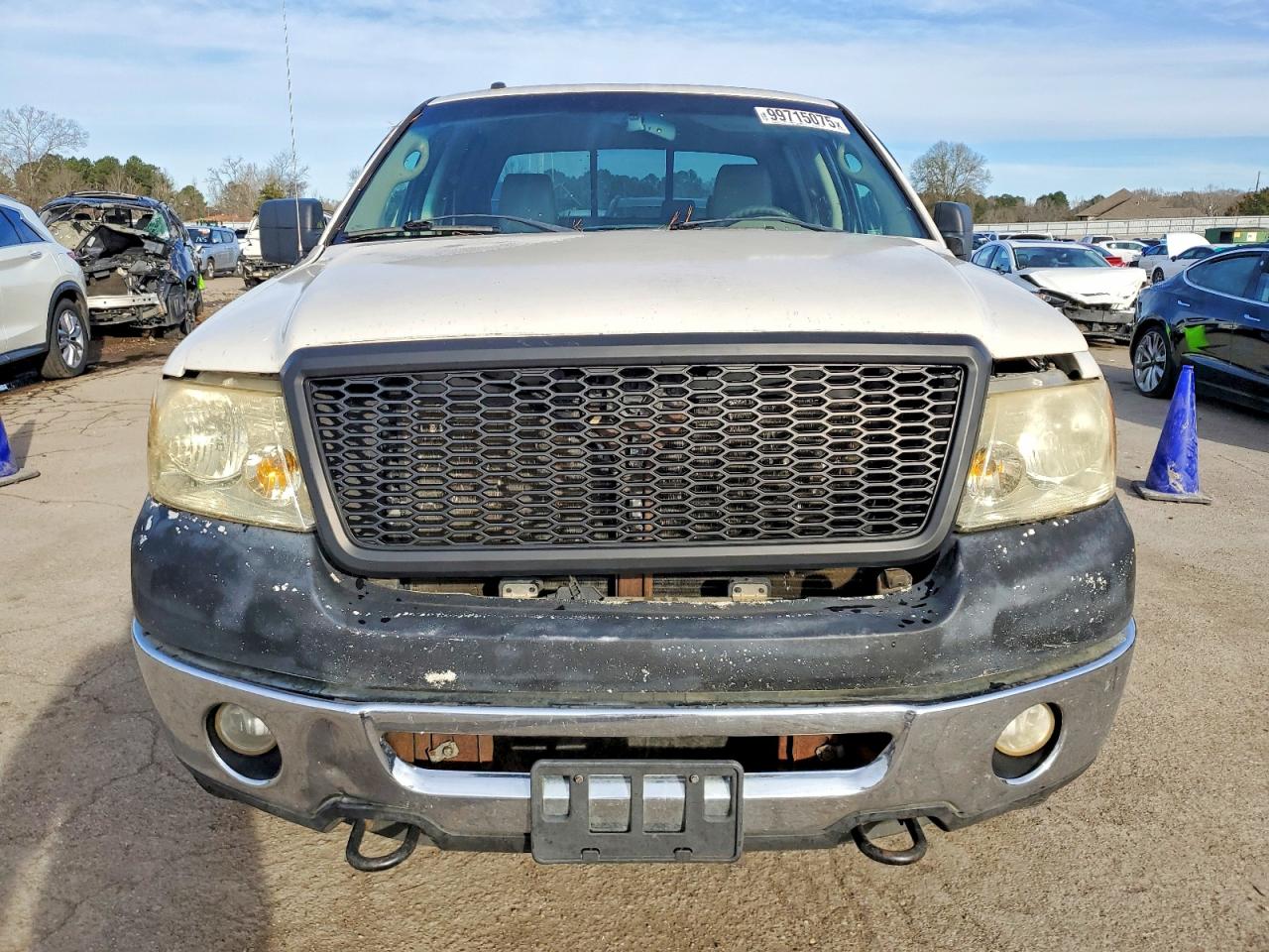 2007 Ford F150 Supercrew White vin: 1FTPW14V37FA51878
