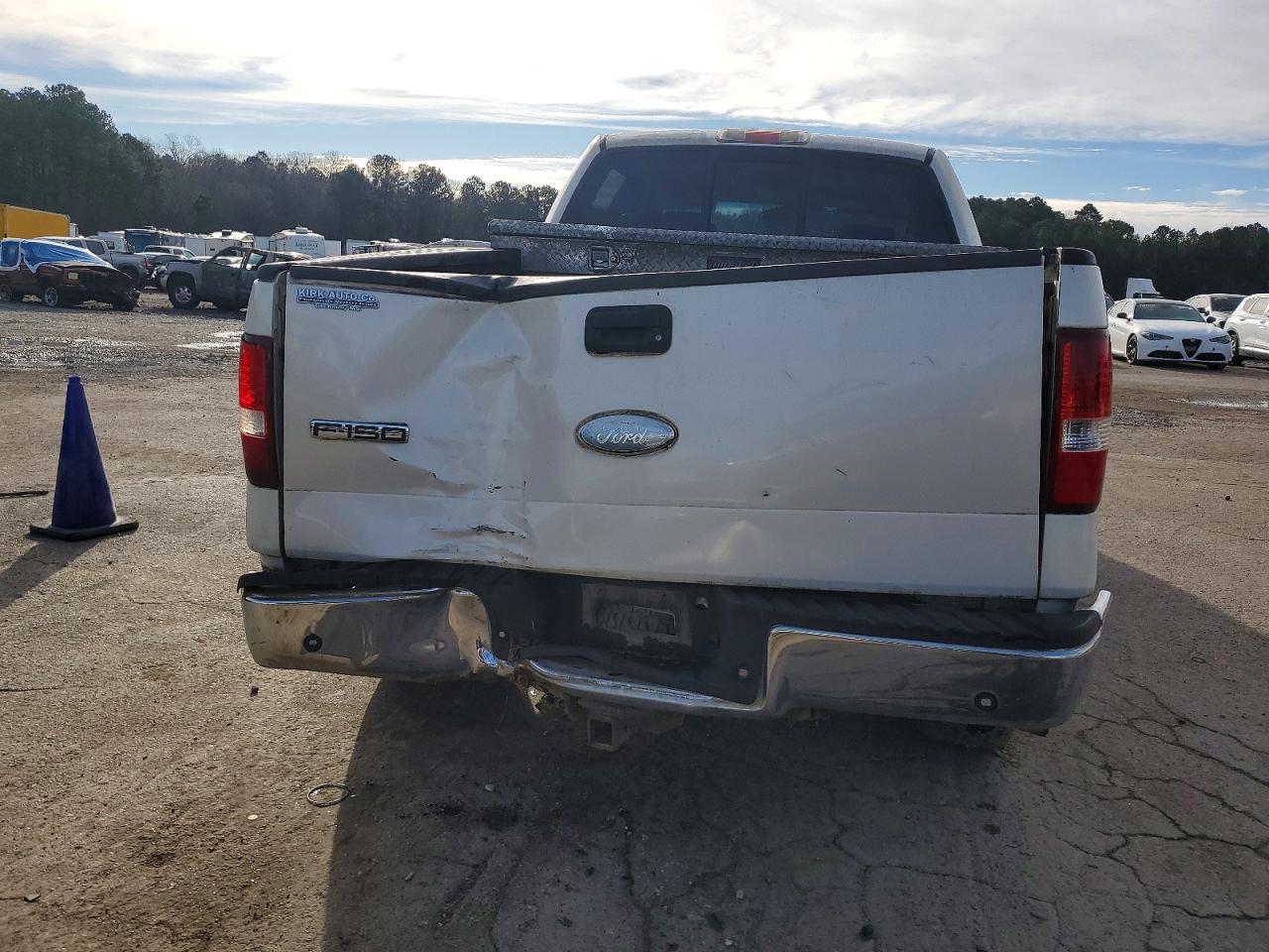 2007 Ford F150 Supercrew White vin: 1FTPW14V37FA51878