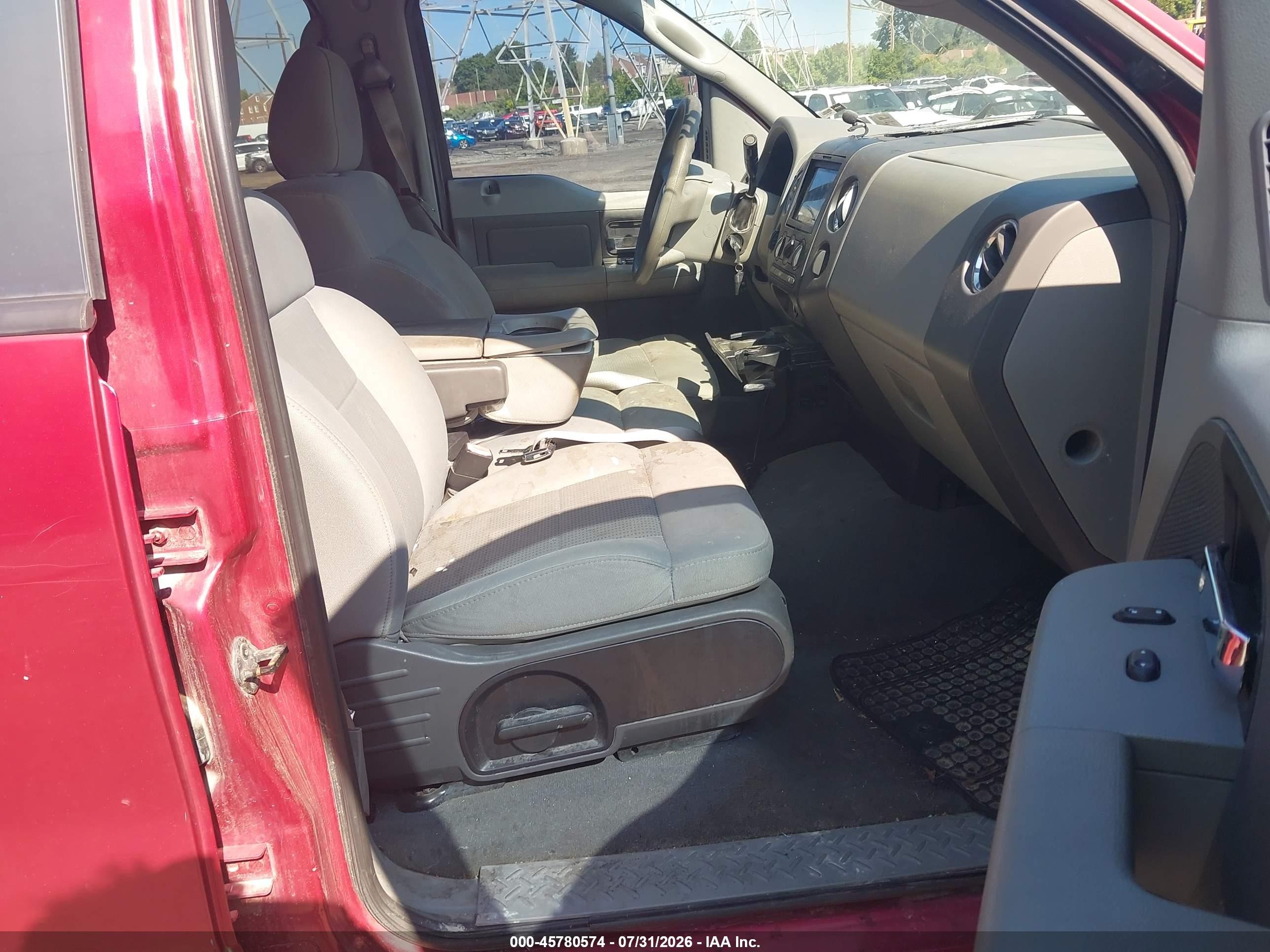 2007 Ford F-150 Fx4/lariat/xlt Red vin: 1FTPW14V37FA74612