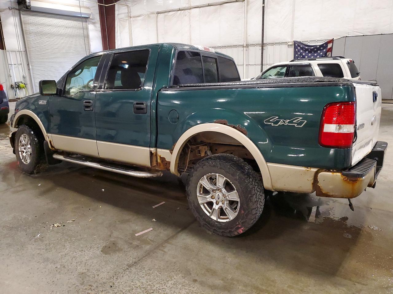 2007 Ford F150 Supercrew Green vin: 1FTPW14V37FB61068