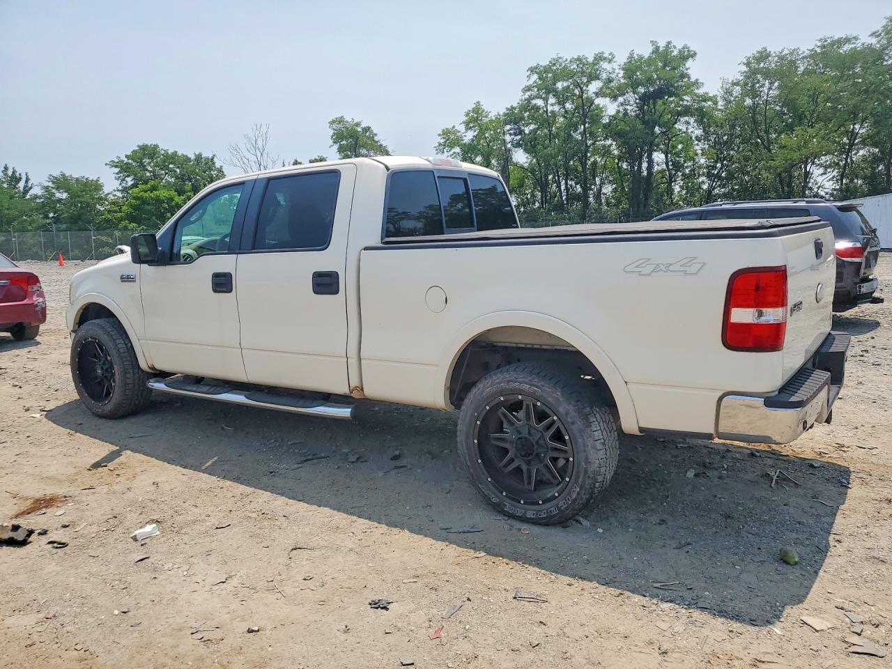 2007 Ford F150 Supercrew White vin: 1FTPW14V37FB73835
