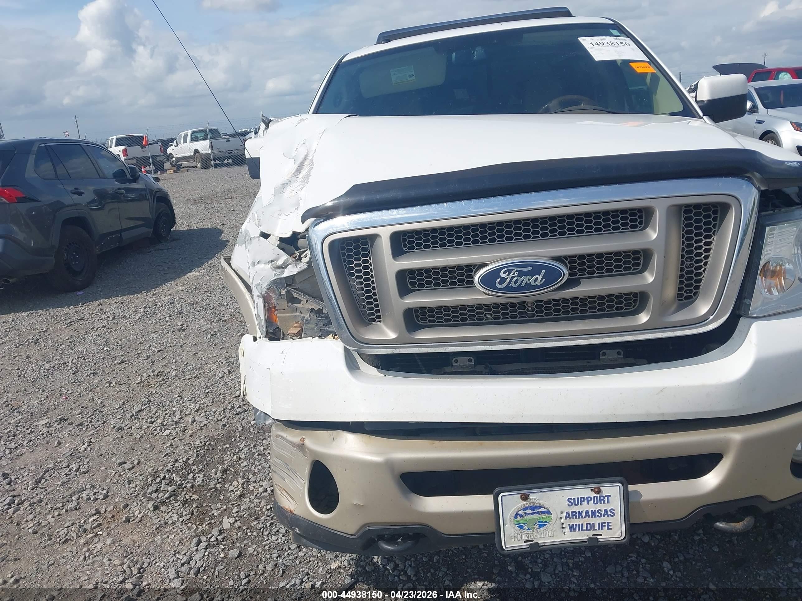 2007 Ford F-150 Fx4/lariat/xlt White vin: 1FTPW14V37KA78523