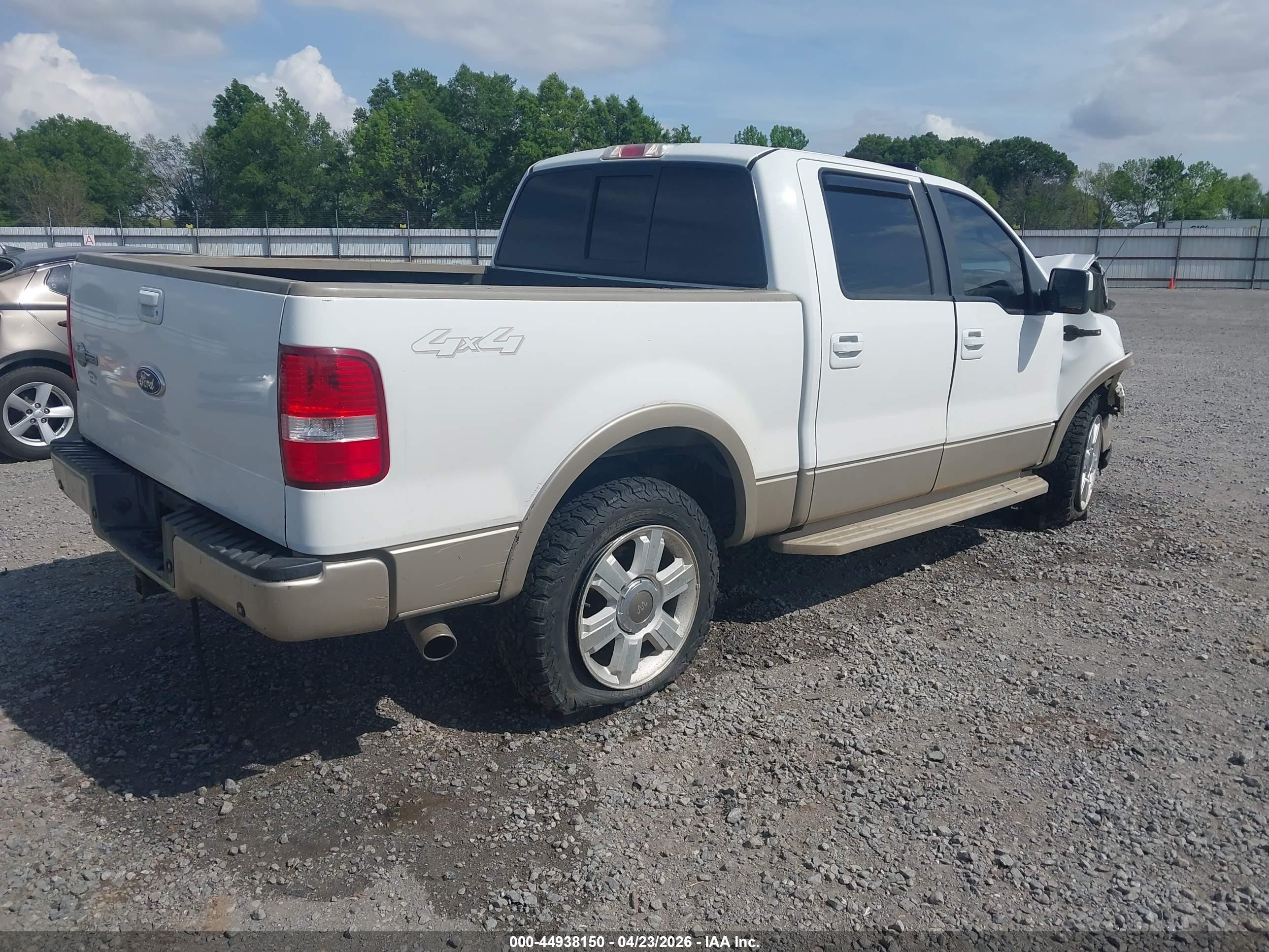 2007 Ford F-150 Fx4/lariat/xlt White vin: 1FTPW14V37KA78523
