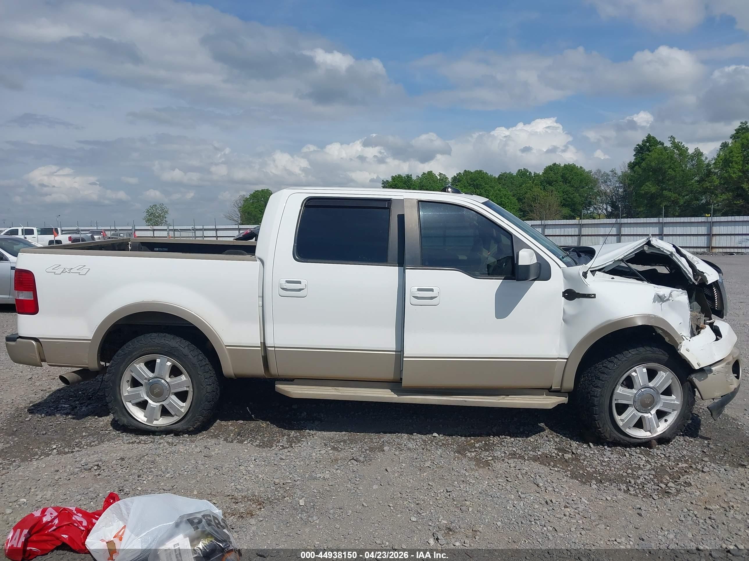 2007 Ford F-150 Fx4/lariat/xlt White vin: 1FTPW14V37KA78523