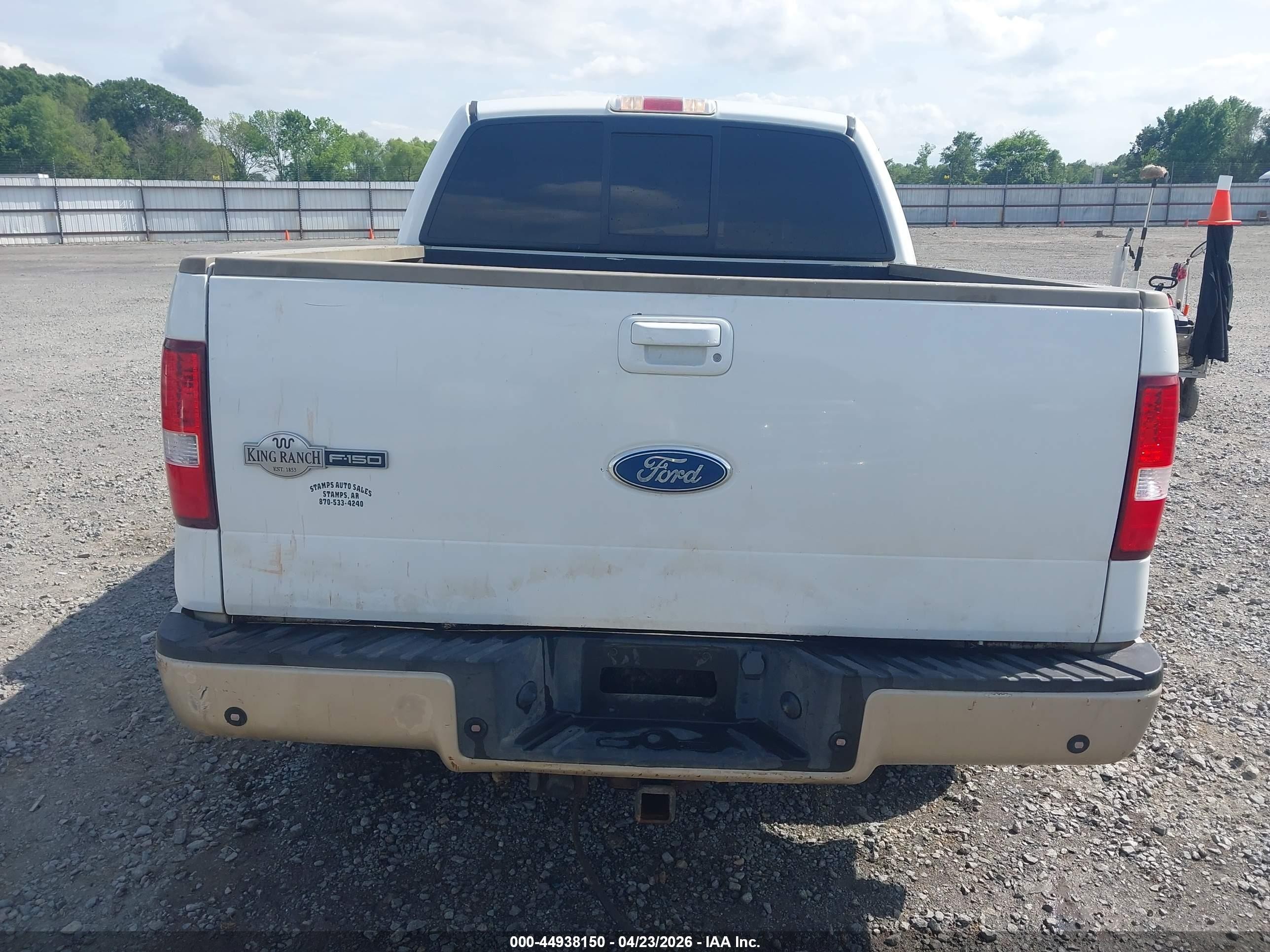 2007 Ford F-150 Fx4/lariat/xlt White vin: 1FTPW14V37KA78523