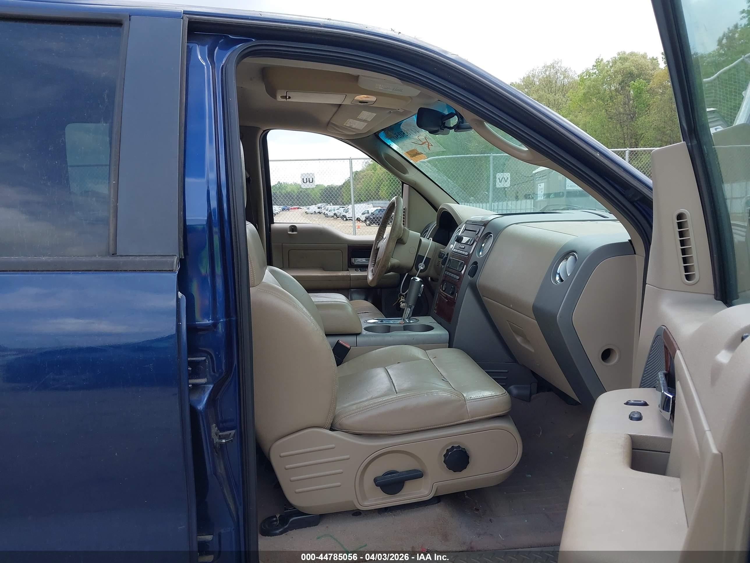2007 Ford F-150 Fx4/lariat/xlt Blue vin: 1FTPW14V37KB00598