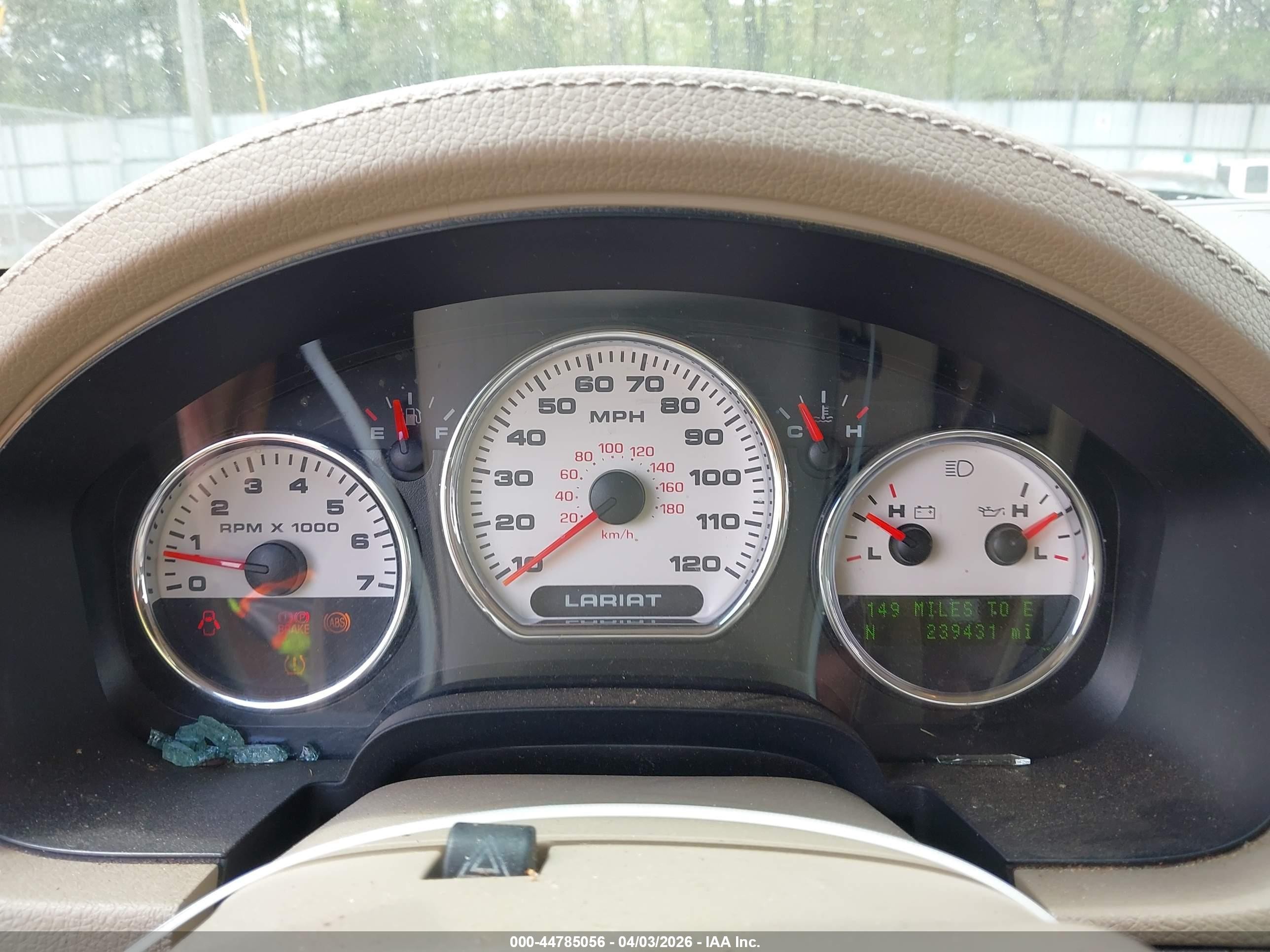 2007 Ford F-150 Fx4/lariat/xlt Blue vin: 1FTPW14V37KB00598