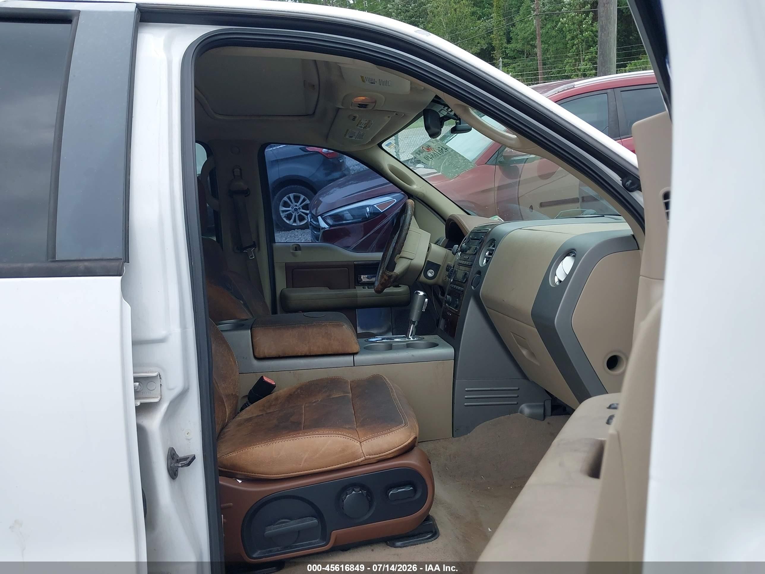 2007 Ford F-150 Fx4/lariat/xlt White vin: 1FTPW14V37KB02612