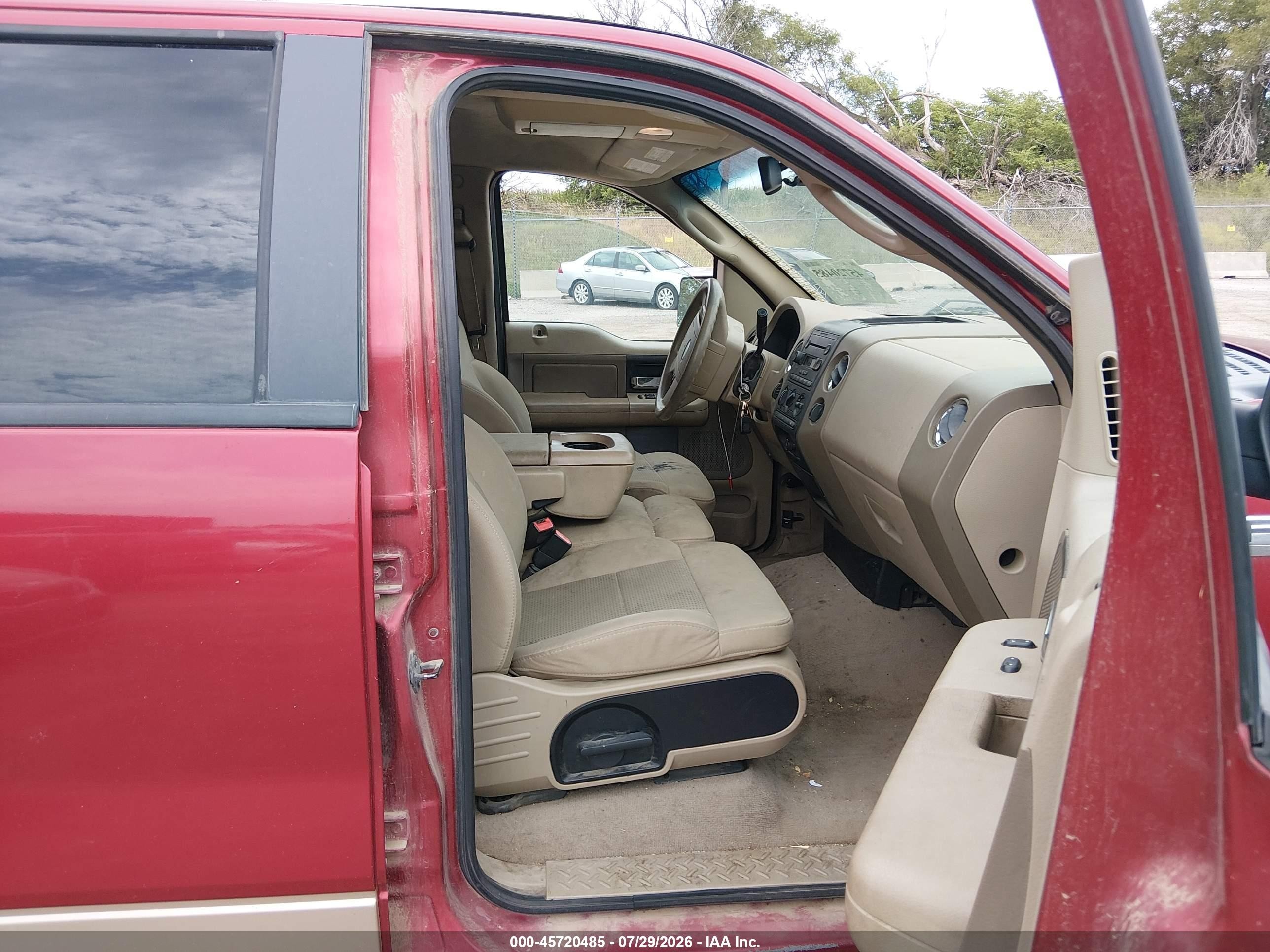 2007 Ford F-150 Fx4/lariat/xlt Red vin: 1FTPW14V37KC31076