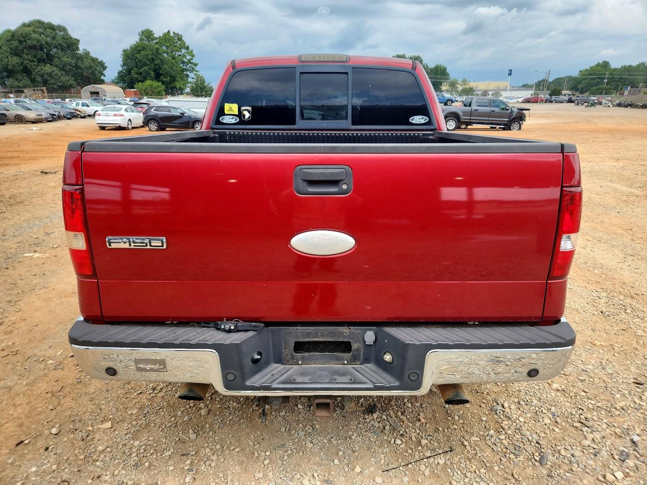 2007 Ford F150 Supercrew Red vin: 1FTPW14V37KC99412