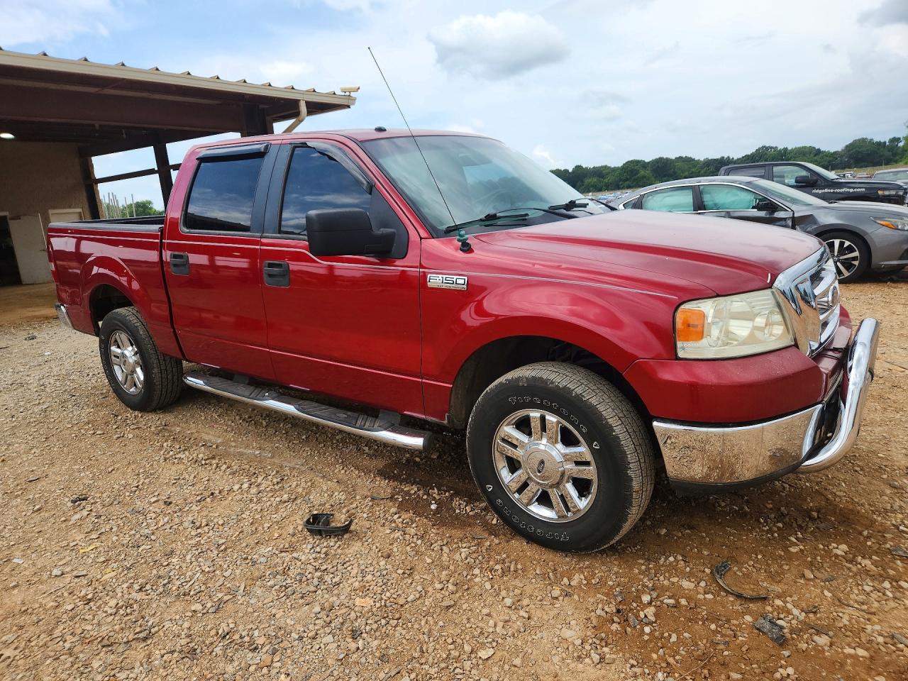 2007 Ford F150 Supercrew Red vin: 1FTPW14V37KC99412