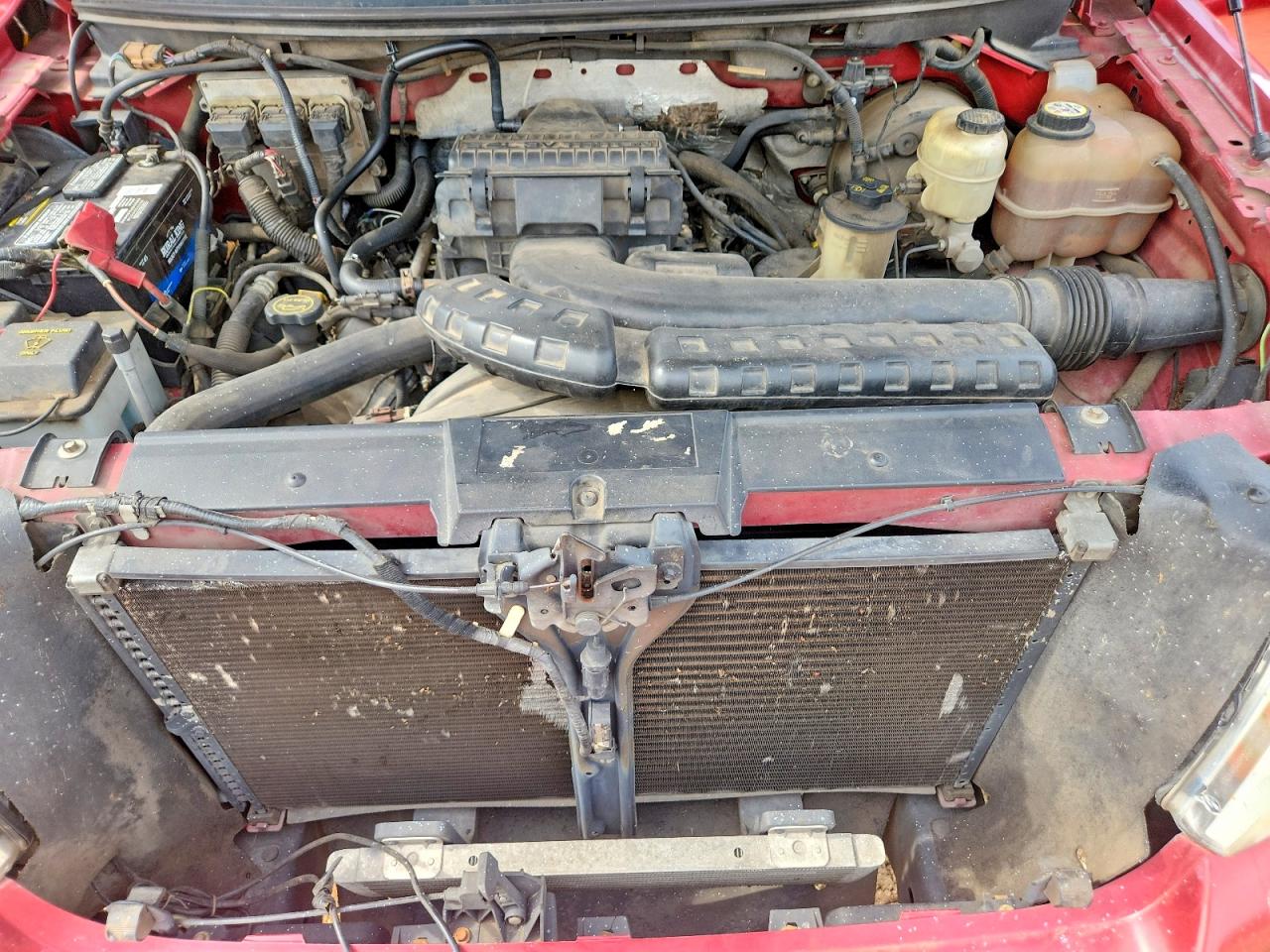 2007 Ford F150 Supercrew Red vin: 1FTPW14V37KC99412
