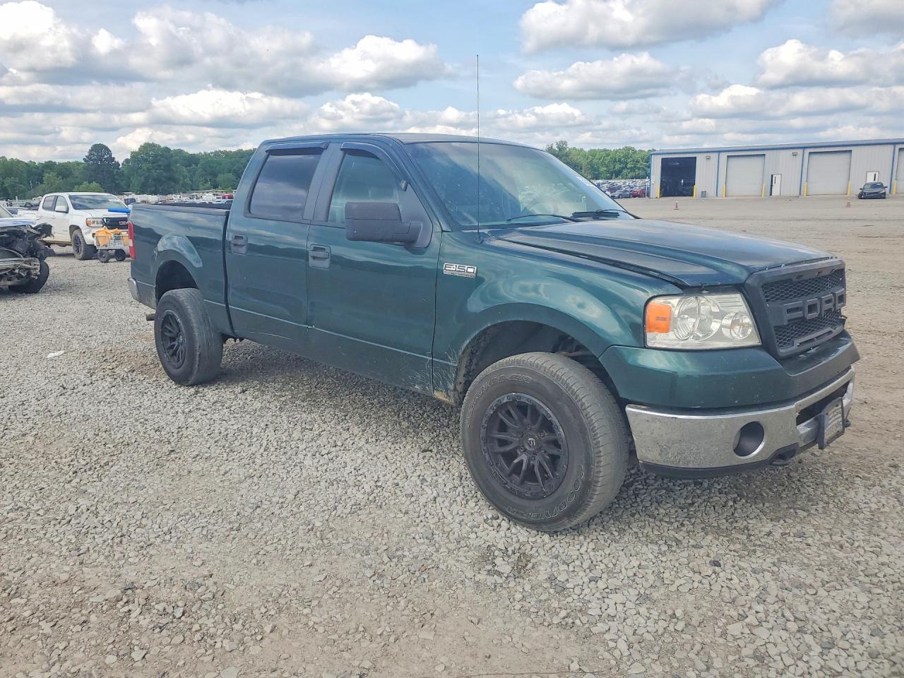 2007 Ford F150 Supercrew Green vin: 1FTPW14V37KD20873