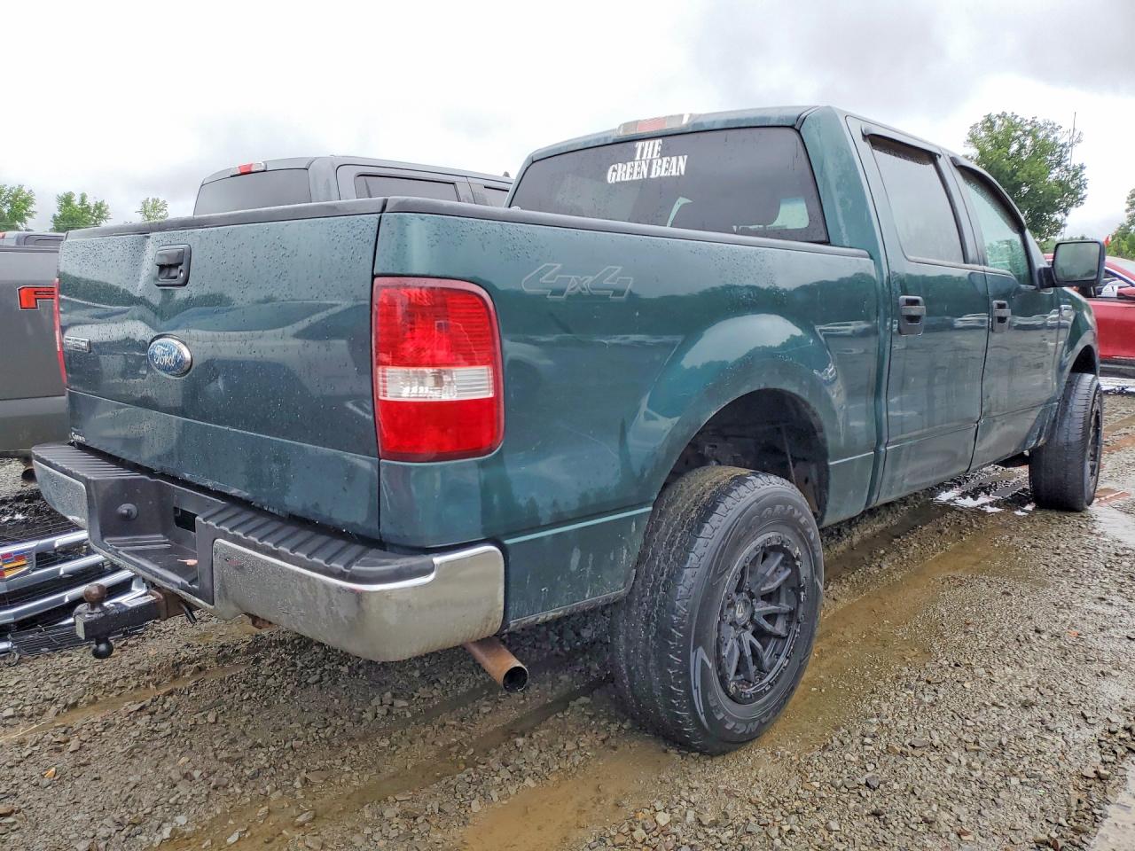 2007 Ford F150 Supercrew Green vin: 1FTPW14V37KD20873