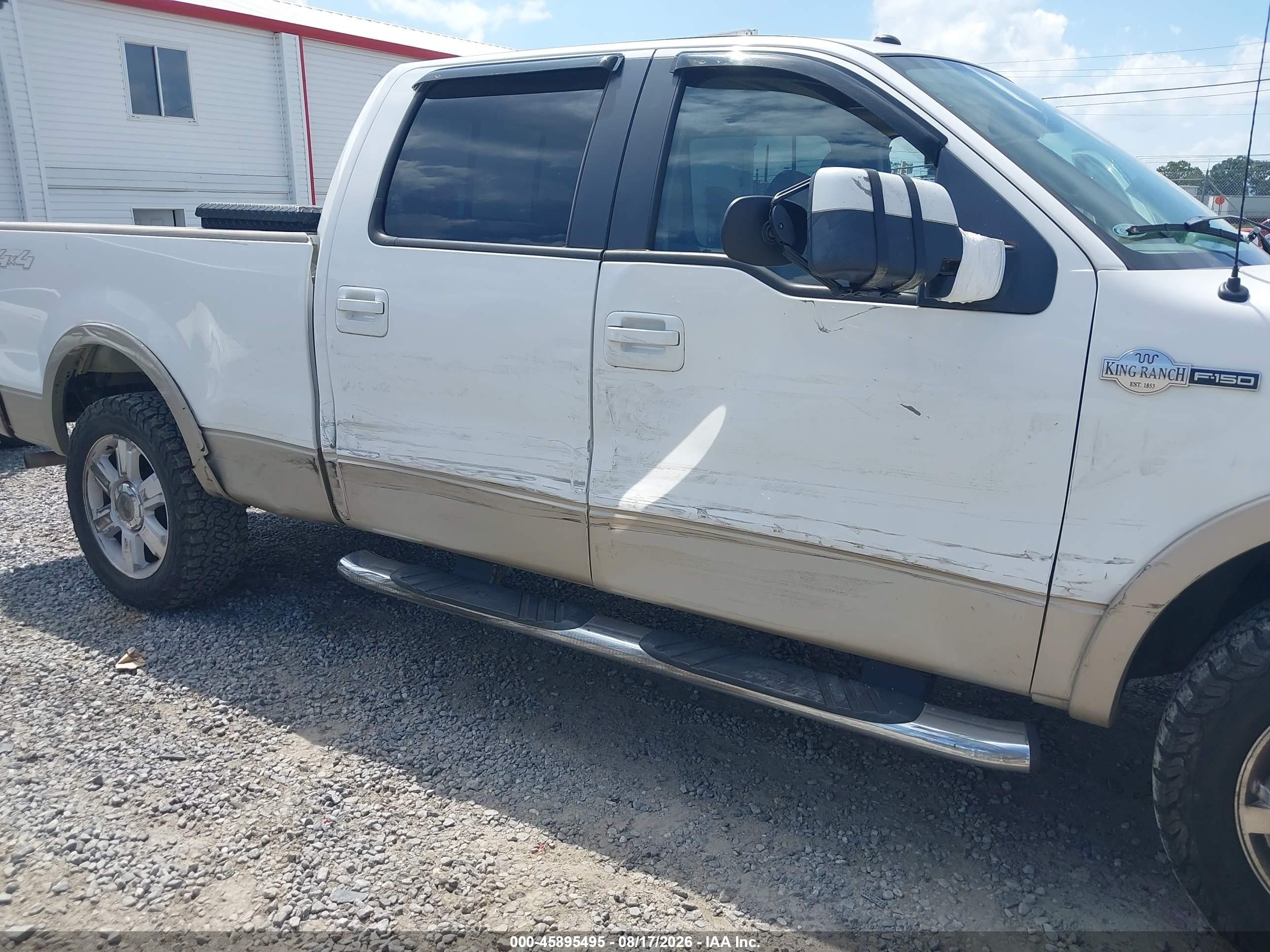 2007 Ford F-150 Fx4/lariat/xlt Белый vin: 1FTPW14V37KD24437