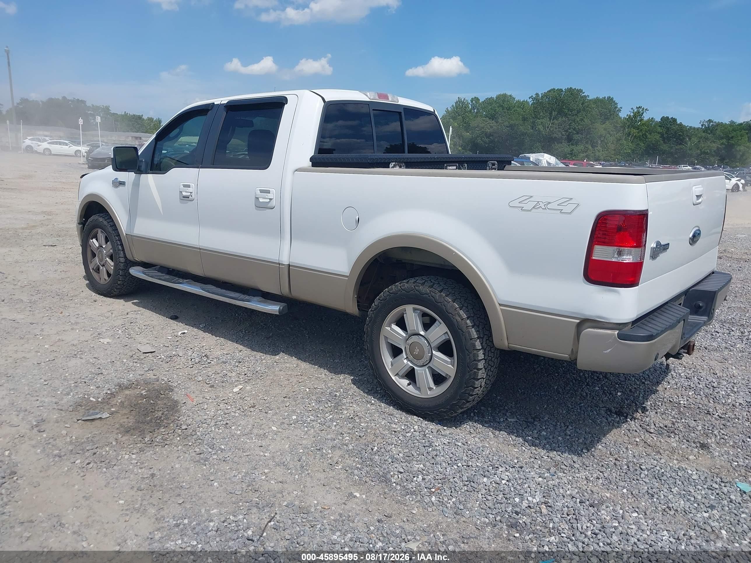 2007 Ford F-150 Fx4/lariat/xlt Белый vin: 1FTPW14V37KD24437