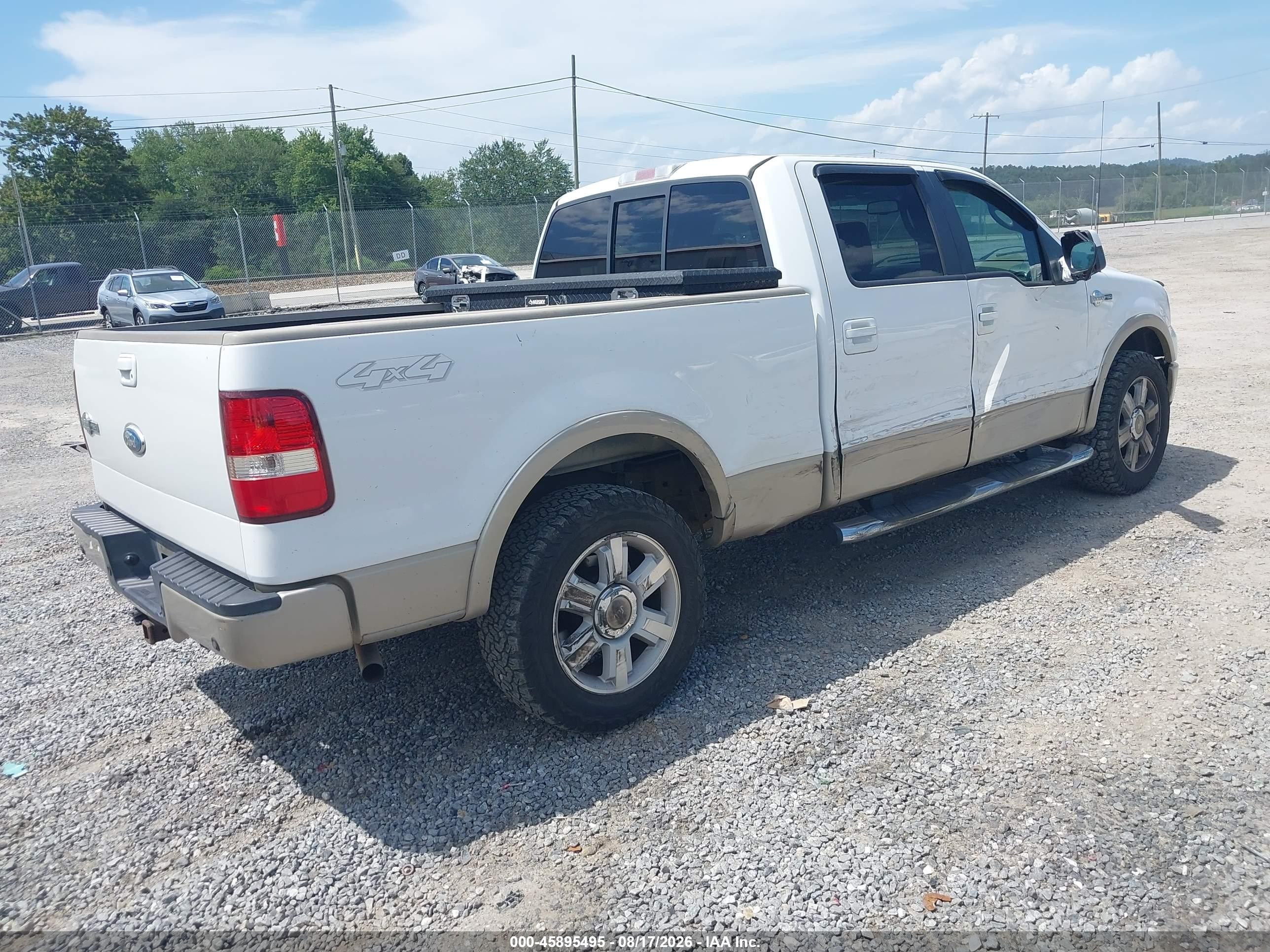 2007 Ford F-150 Fx4/lariat/xlt Белый vin: 1FTPW14V37KD24437
