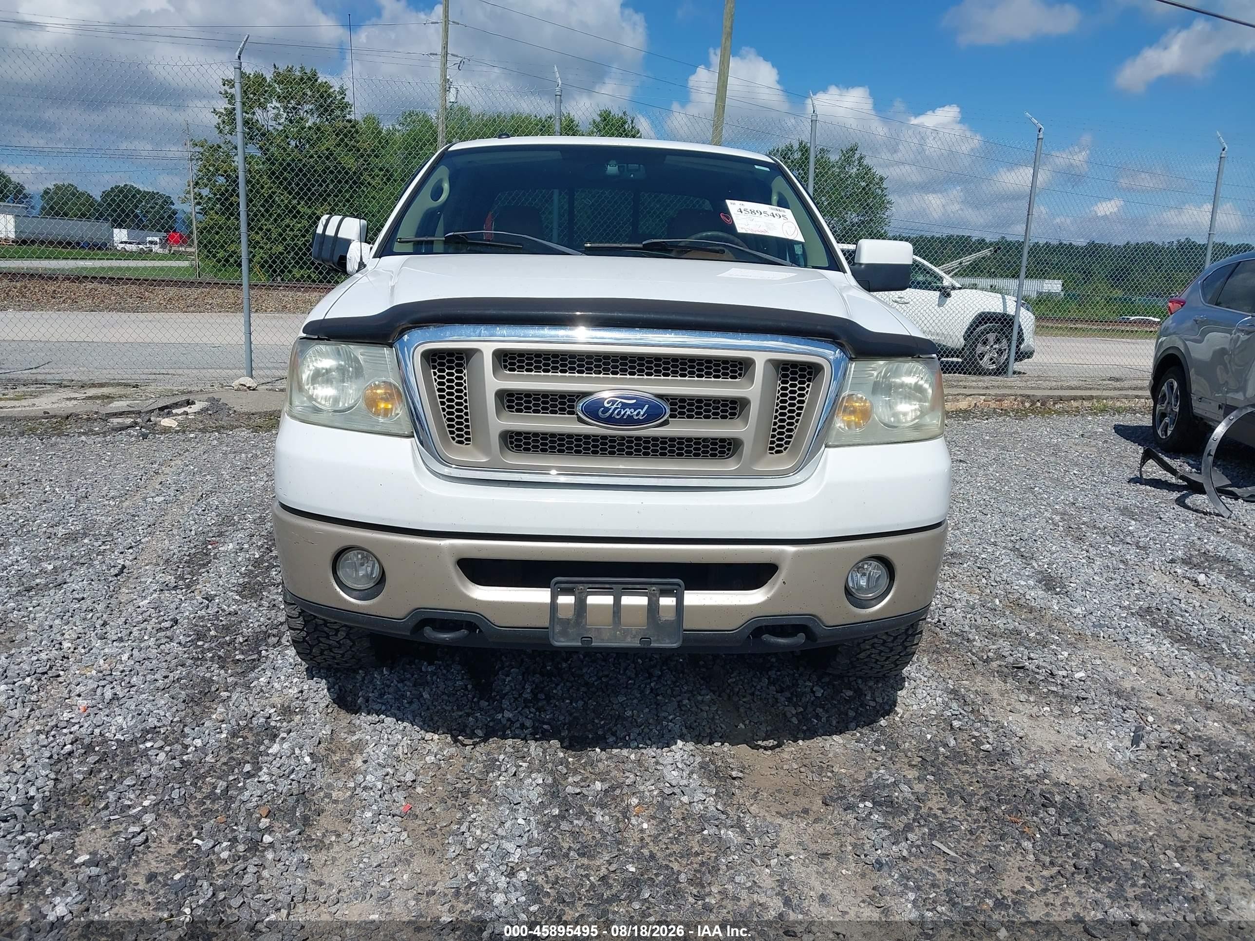2007 Ford F-150 Fx4/lariat/xlt Белый vin: 1FTPW14V37KD24437