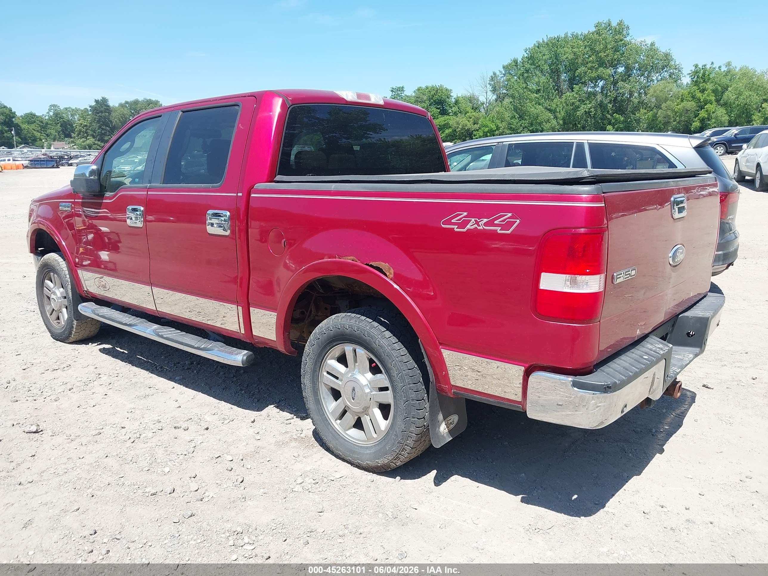 2008 Ford F-150 60th Anniversary/fx4/king Ranch/lariat/xlt Burgundy vin: 1FTPW14V38FA29669