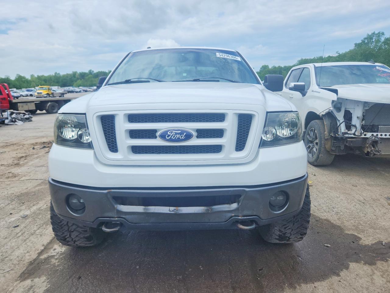 2008 Ford F150 Supercrew White vin: 1FTPW14V38FA60548