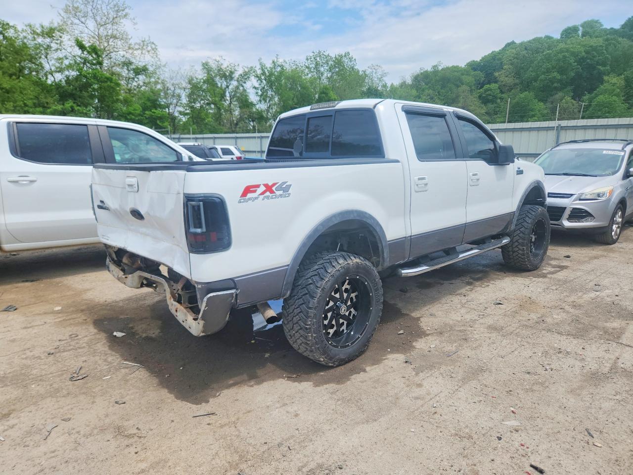 2008 Ford F150 Supercrew White vin: 1FTPW14V38FA60548