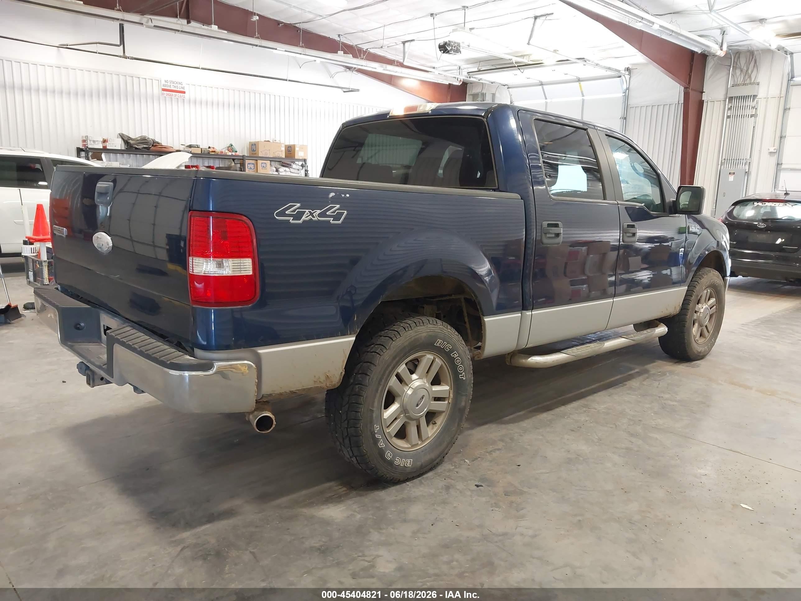 2008 Ford F-150 60th Anniversary/fx4/king Ranch/lariat/xlt Blue vin: 1FTPW14V38FA83277