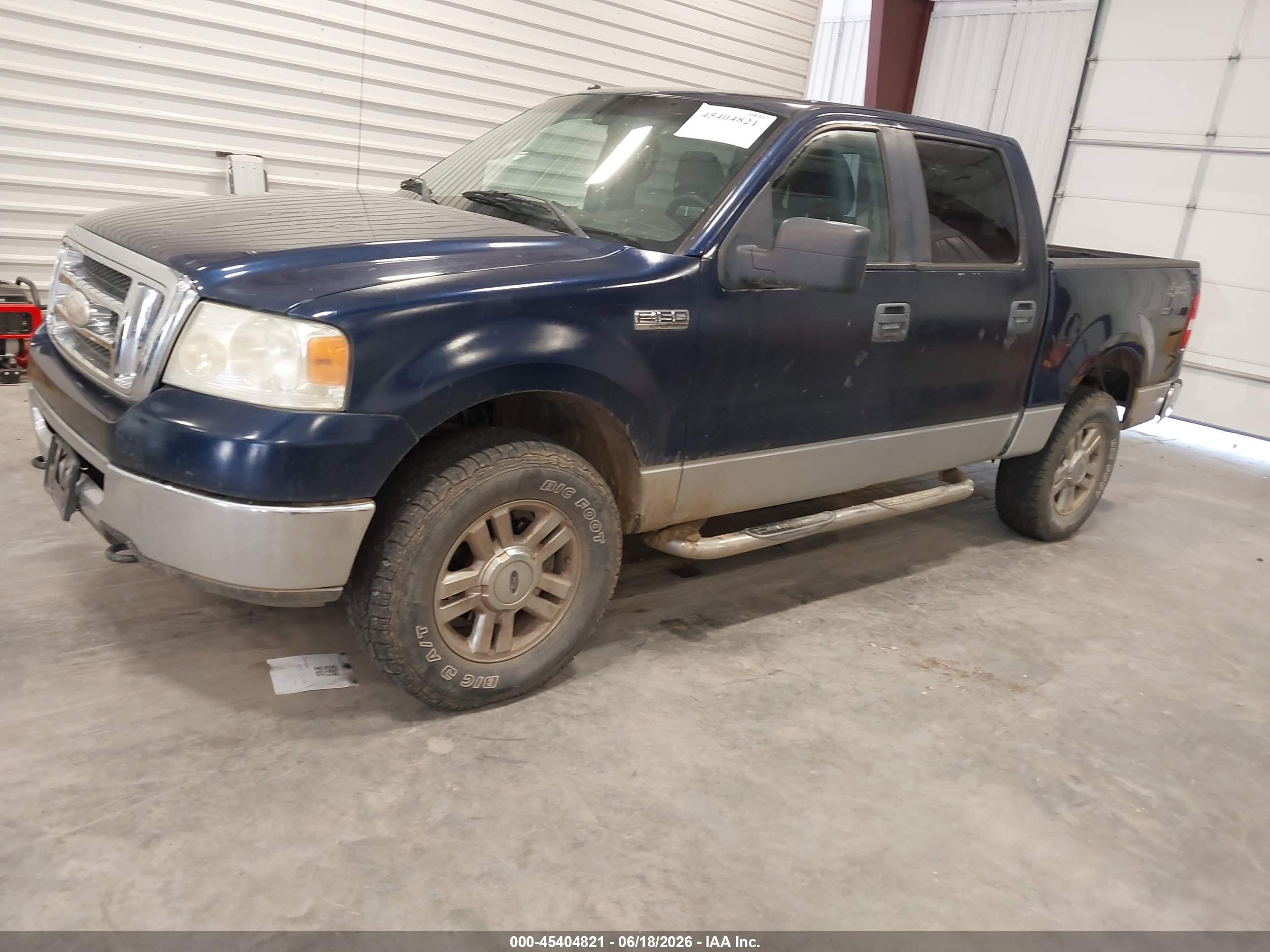 2008 Ford F-150 60th Anniversary/fx4/king Ranch/lariat/xlt Blue vin: 1FTPW14V38FA83277
