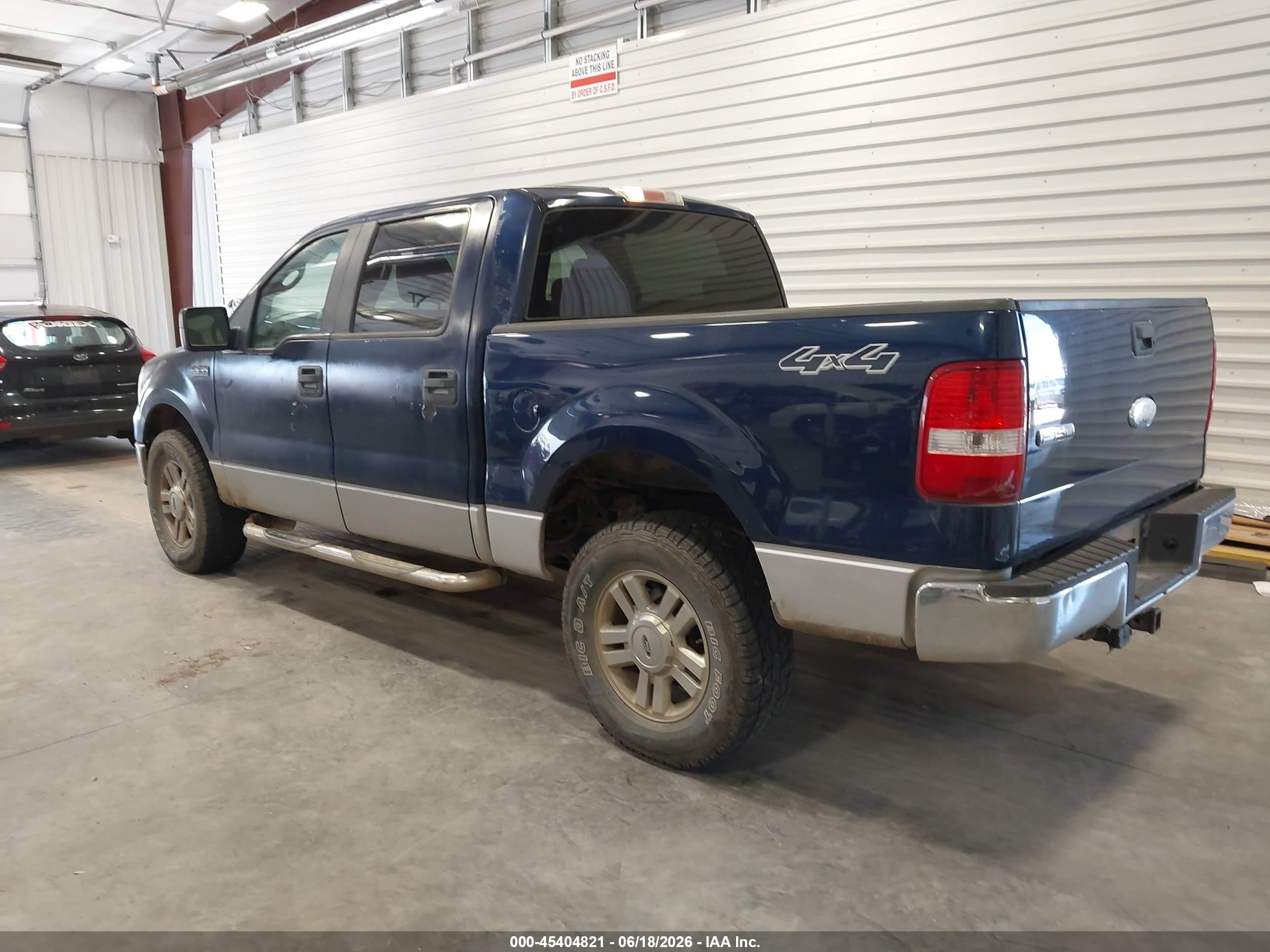 2008 Ford F-150 60th Anniversary/fx4/king Ranch/lariat/xlt Blue vin: 1FTPW14V38FA83277
