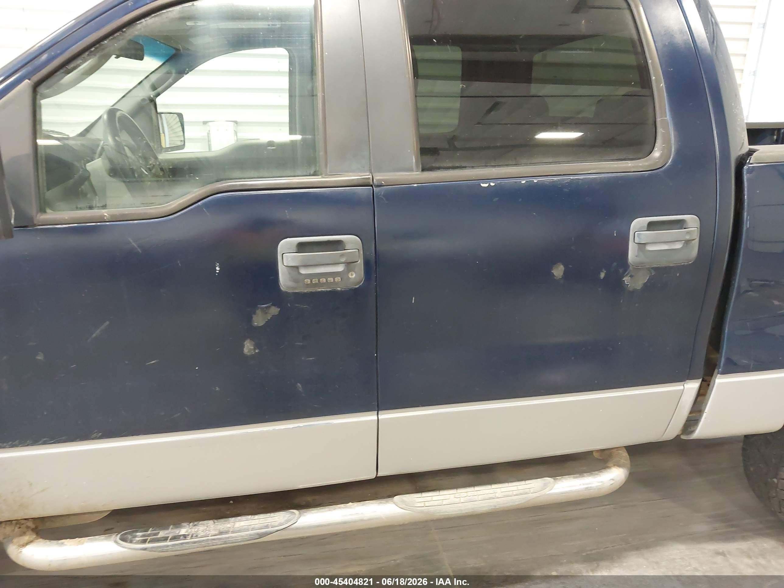 2008 Ford F-150 60th Anniversary/fx4/king Ranch/lariat/xlt Blue vin: 1FTPW14V38FA83277